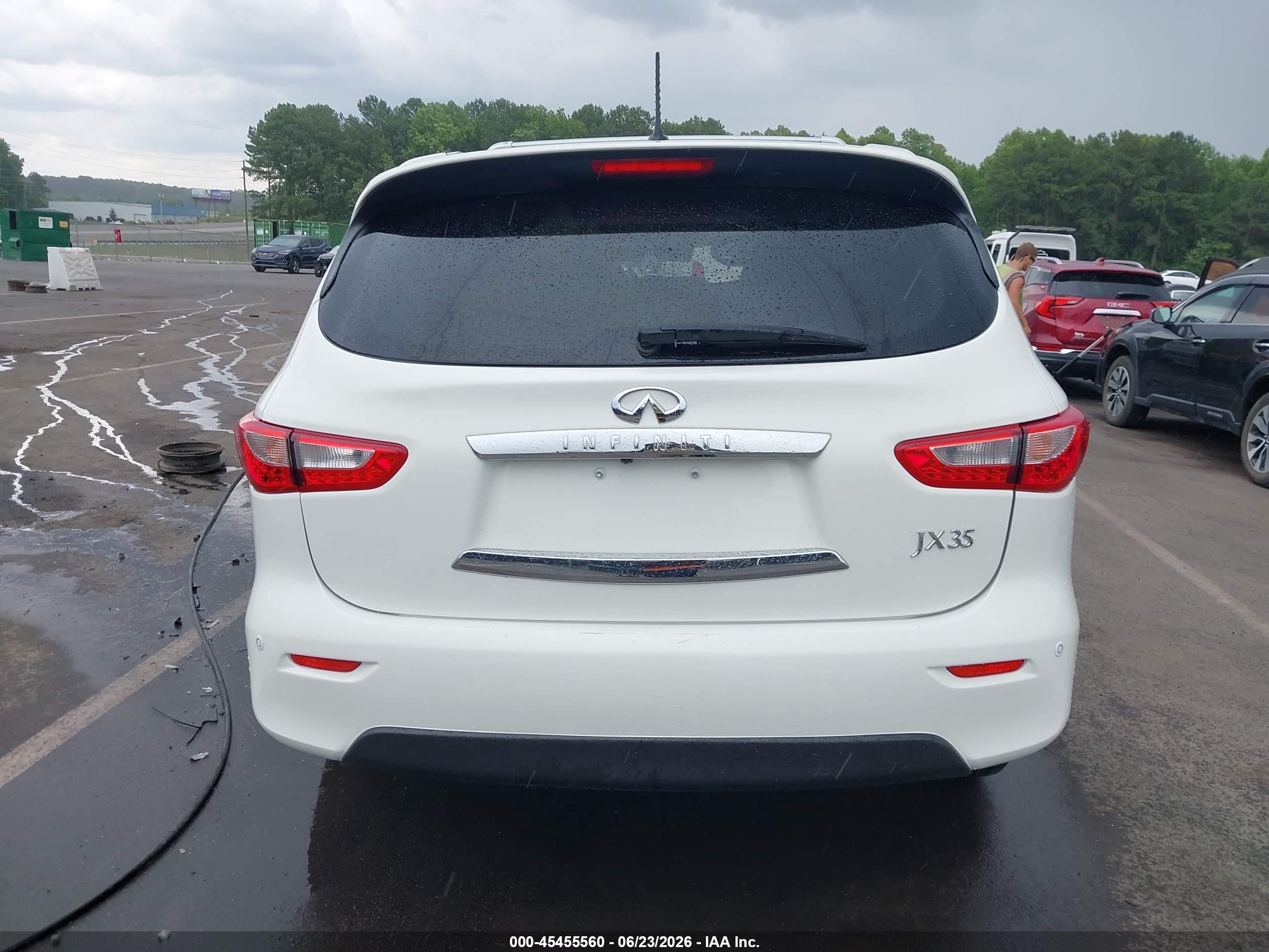 2013 Infiniti Jx35 White vin: 5N1AL0MM4DC319927