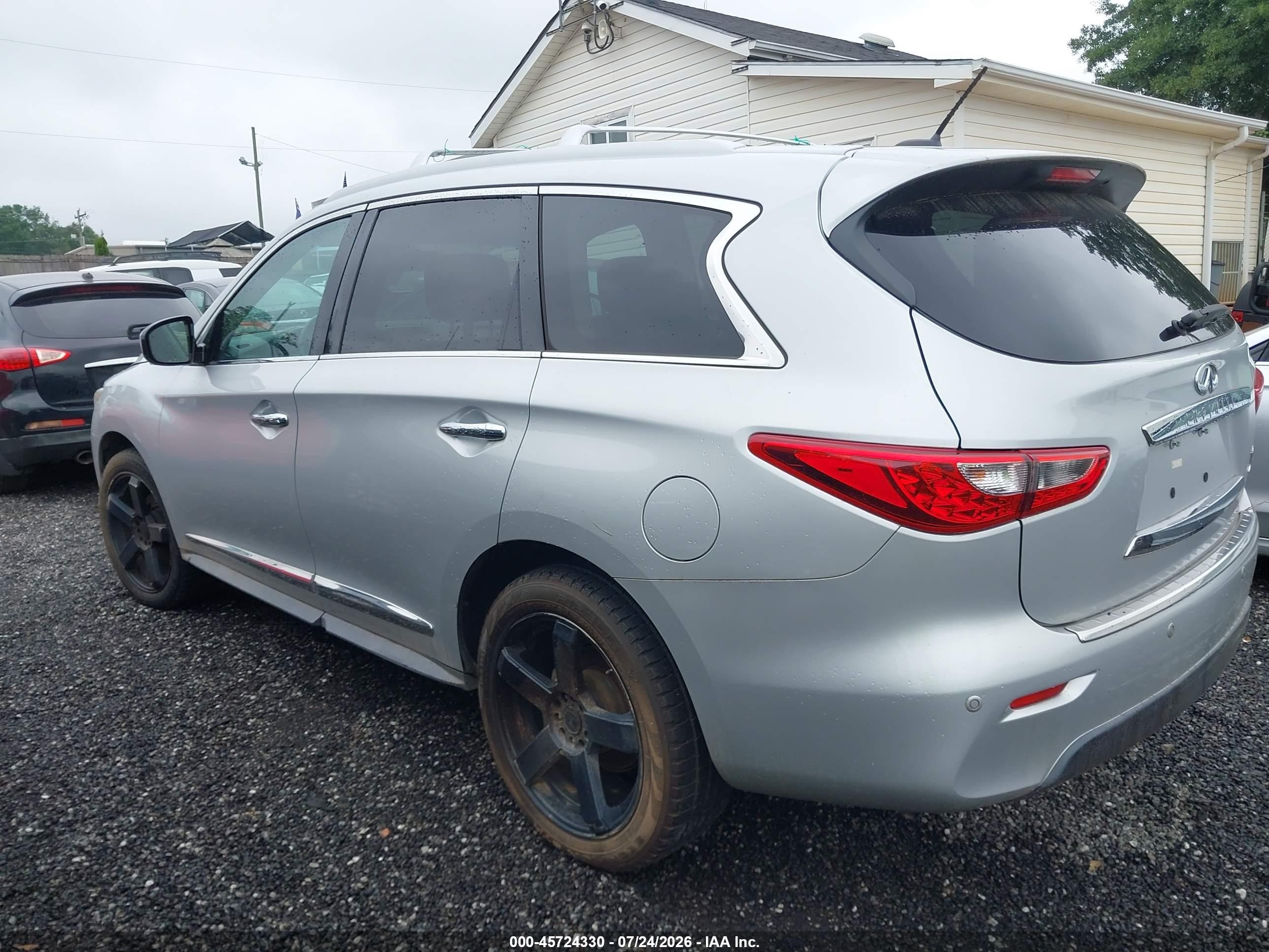 2013 Infiniti Jx35   Silver vin: 5N1AL0MM4DC320916