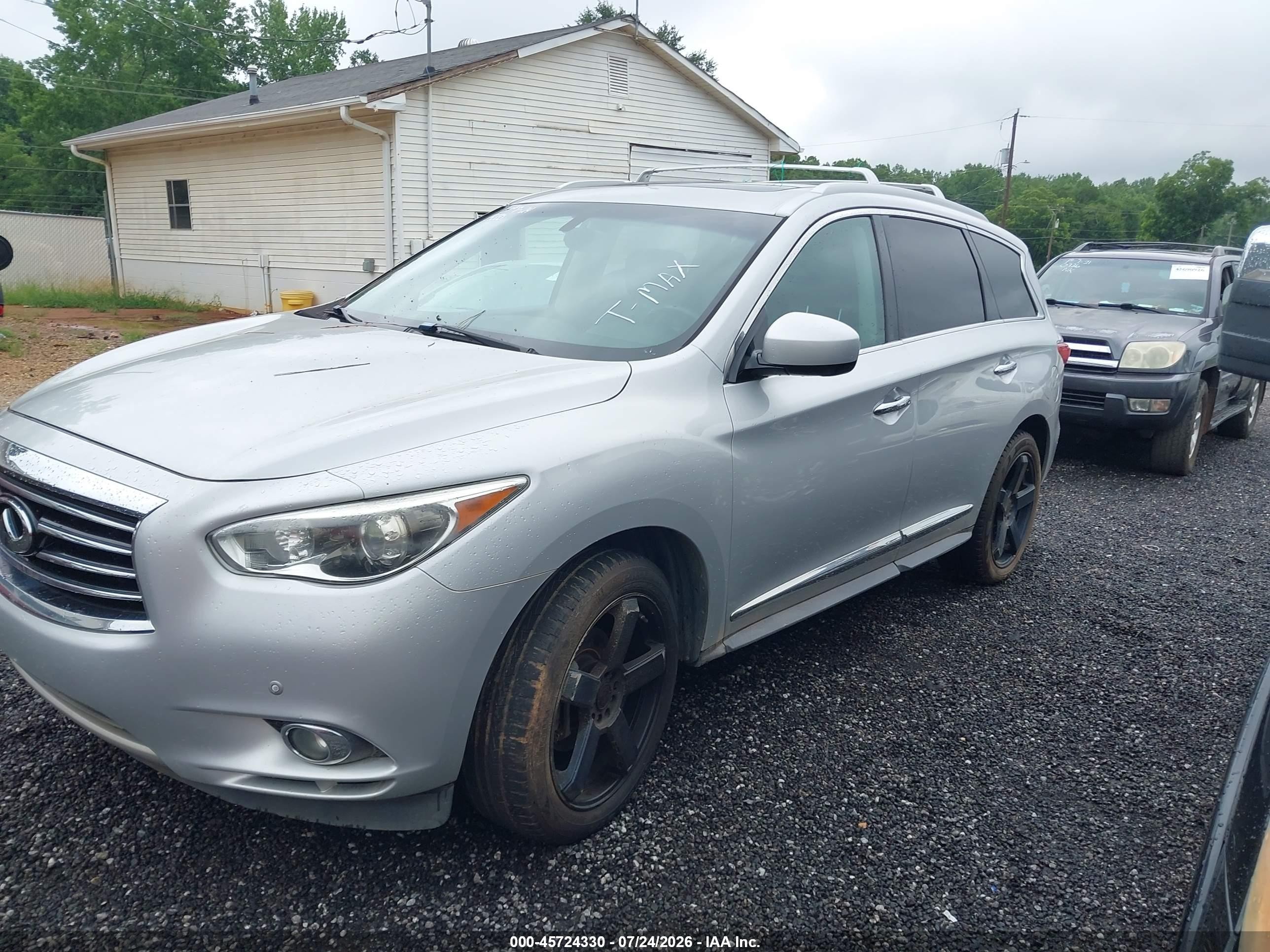 2013 Infiniti Jx35   Silver vin: 5N1AL0MM4DC320916