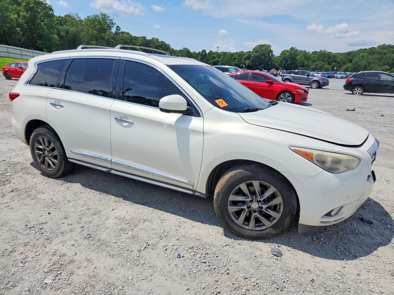 2013 Infiniti Jx35 Base White vin: 5N1AL0MM4DC324528