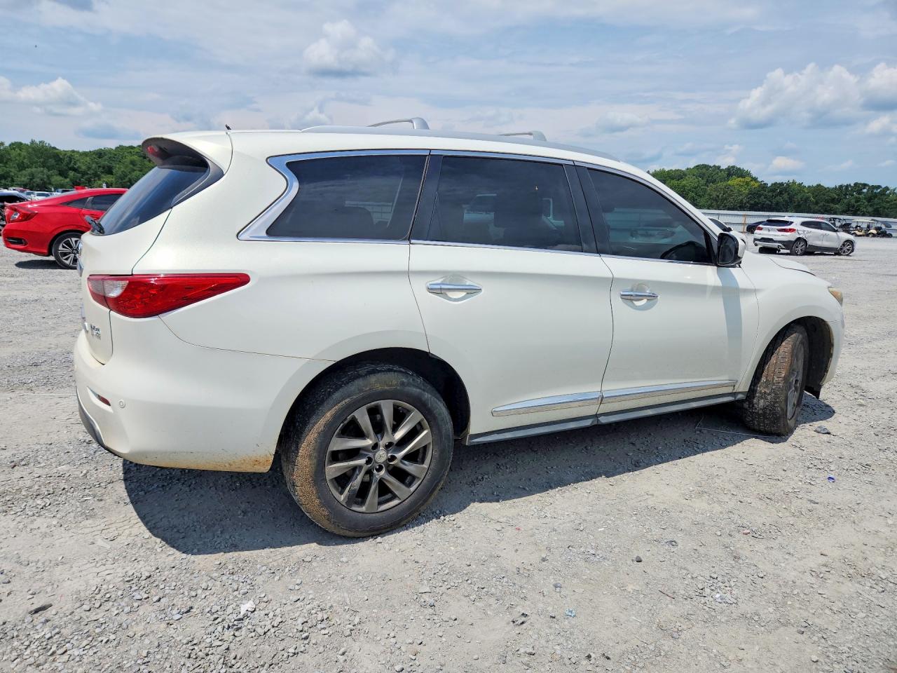 2013 Infiniti Jx35 Base White vin: 5N1AL0MM4DC324528