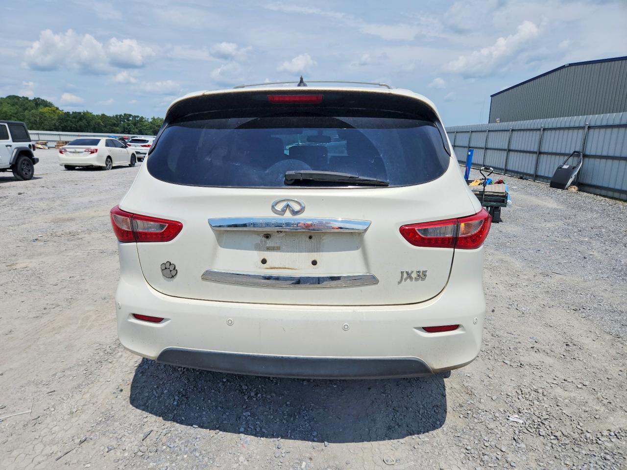 2013 Infiniti Jx35 Base White vin: 5N1AL0MM4DC324528