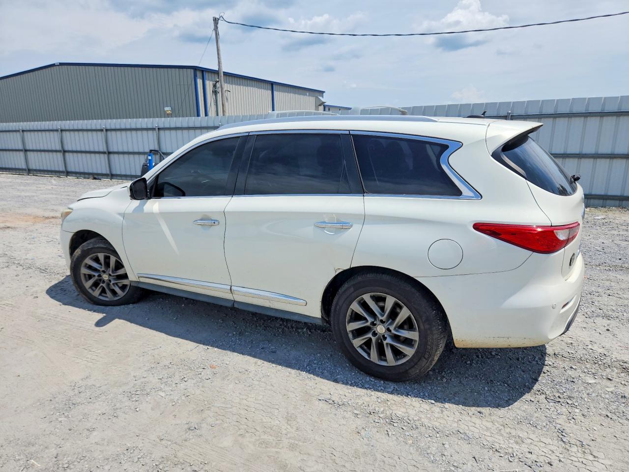 2013 Infiniti Jx35 Base White vin: 5N1AL0MM4DC324528
