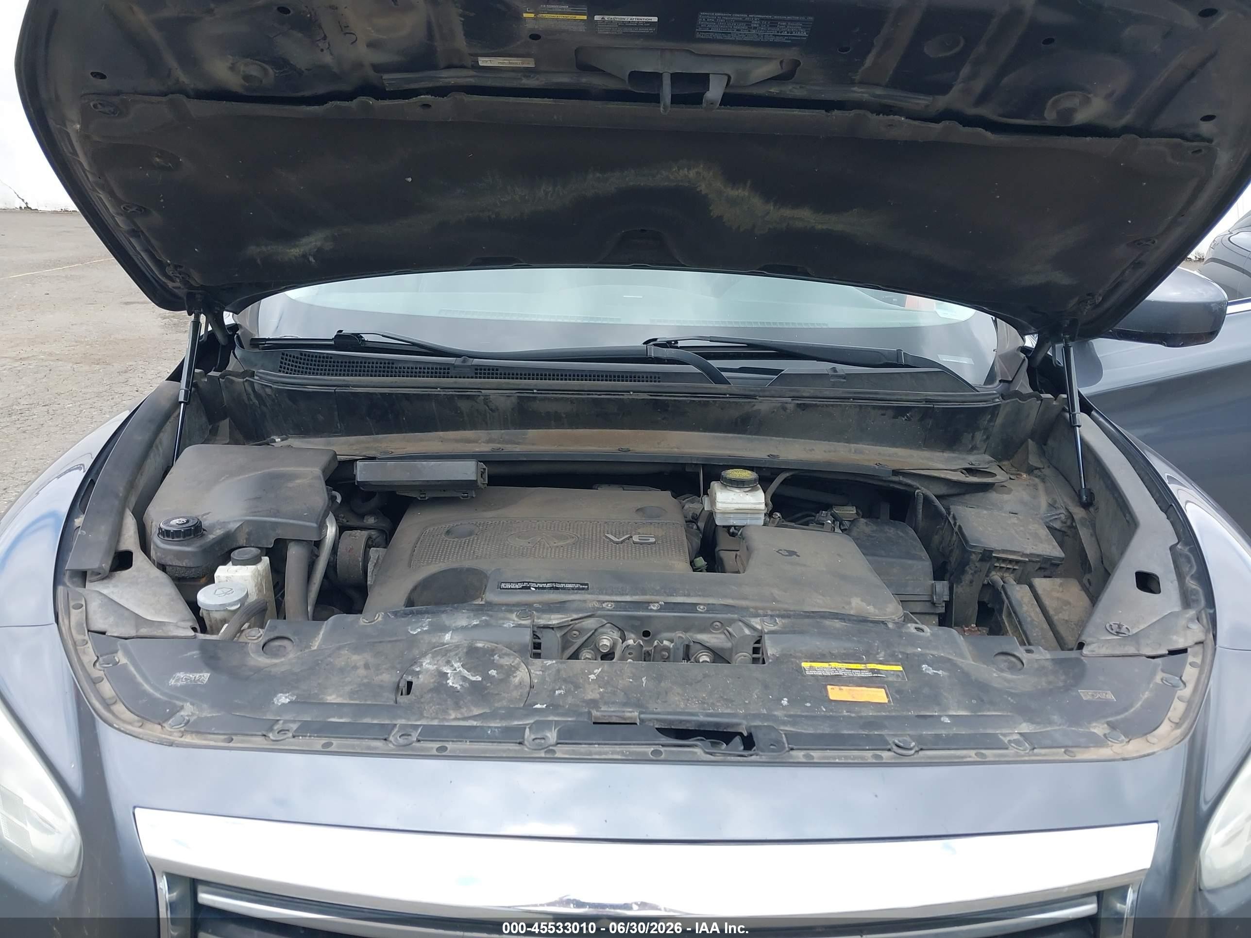 2013 Infiniti Jx35   Gray vin: 5N1AL0MM4DC331706