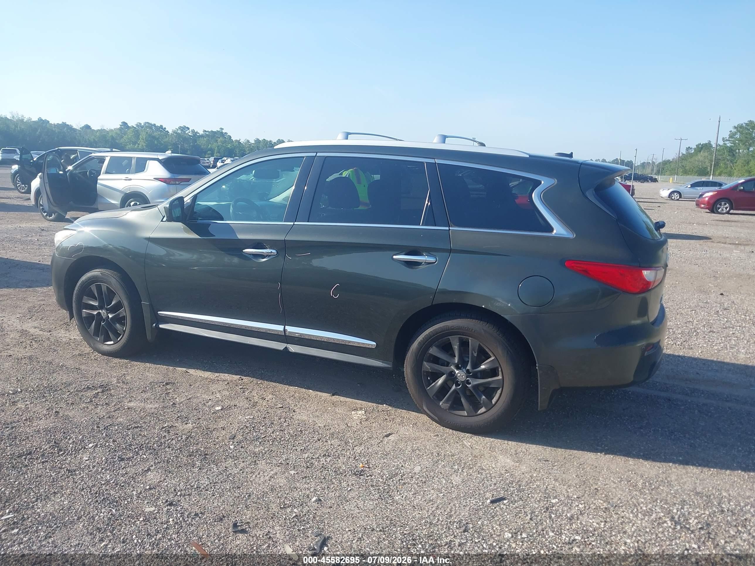 2013 Infiniti Jx35 Green vin: 5N1AL0MM4DC336453