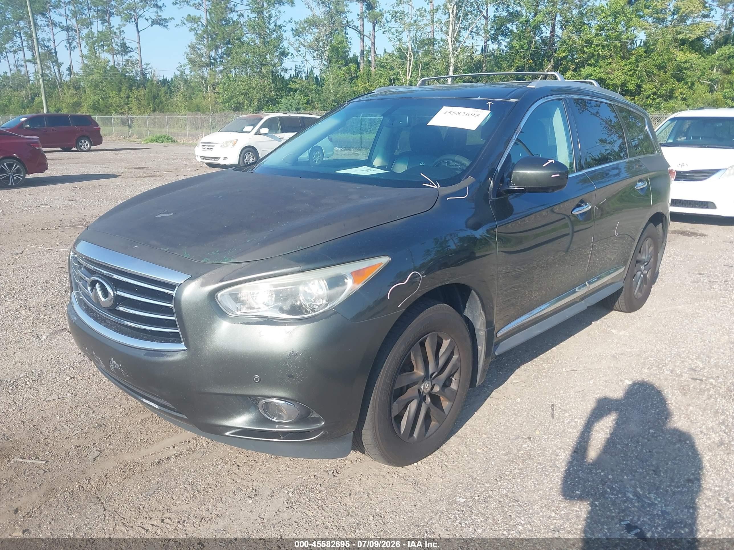 2013 Infiniti Jx35 Green vin: 5N1AL0MM4DC336453
