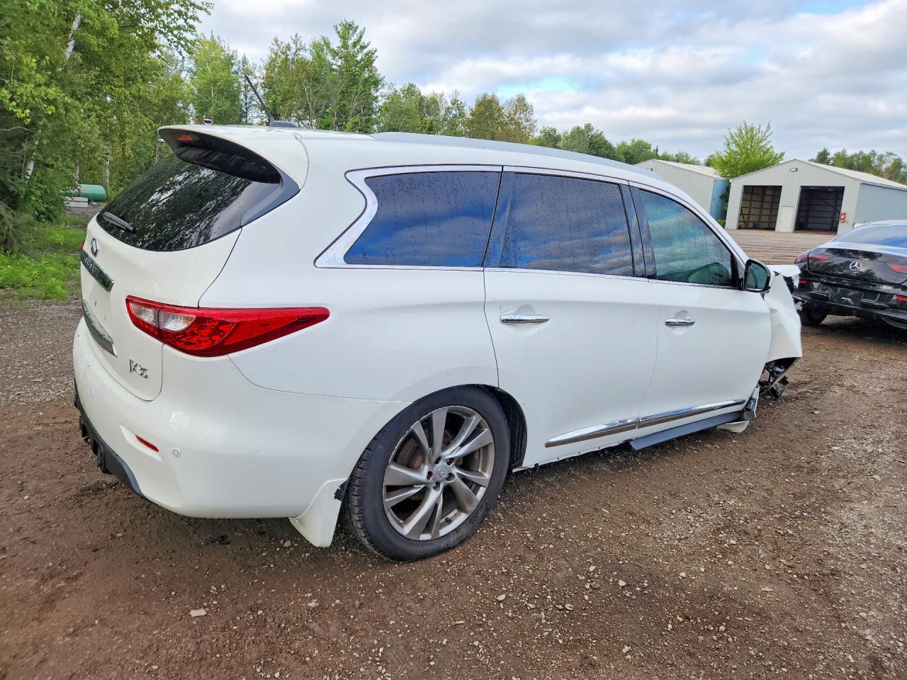 2013 Infiniti Jx35 Base White vin: 5N1AL0MM4DC339188