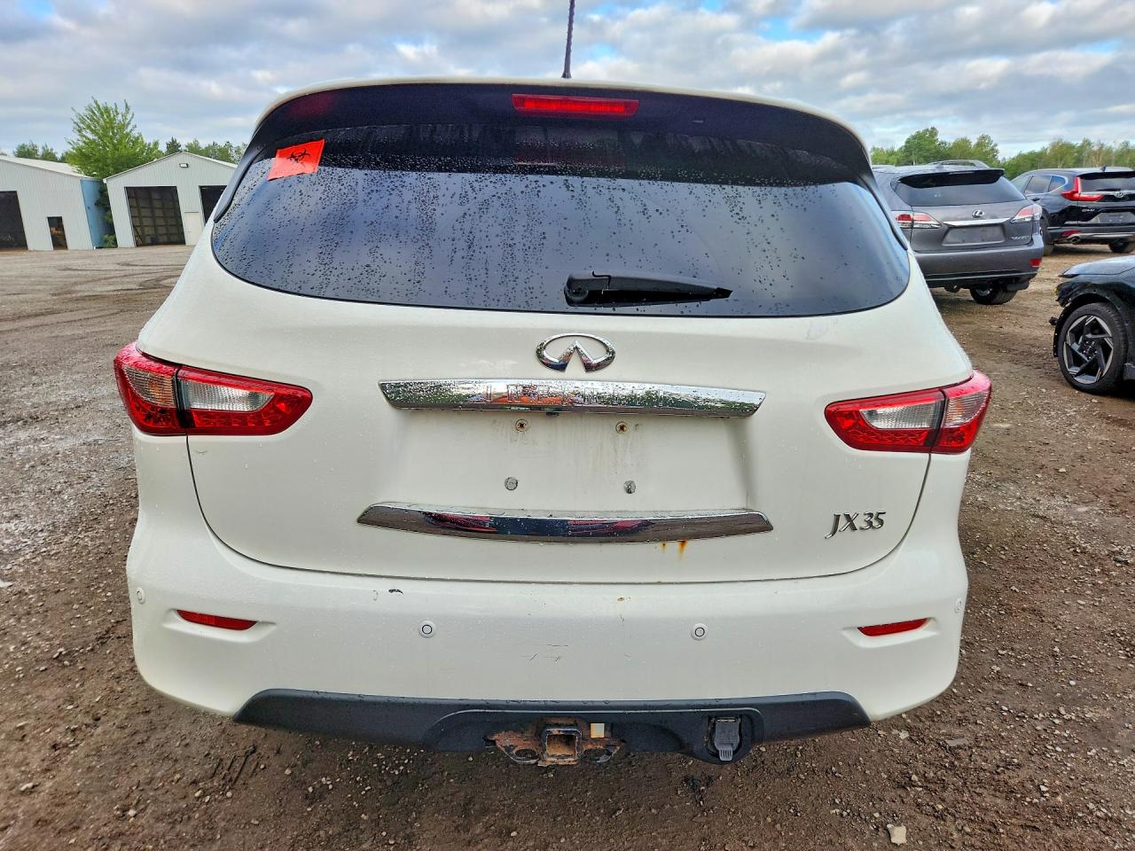 2013 Infiniti Jx35 Base White vin: 5N1AL0MM4DC339188