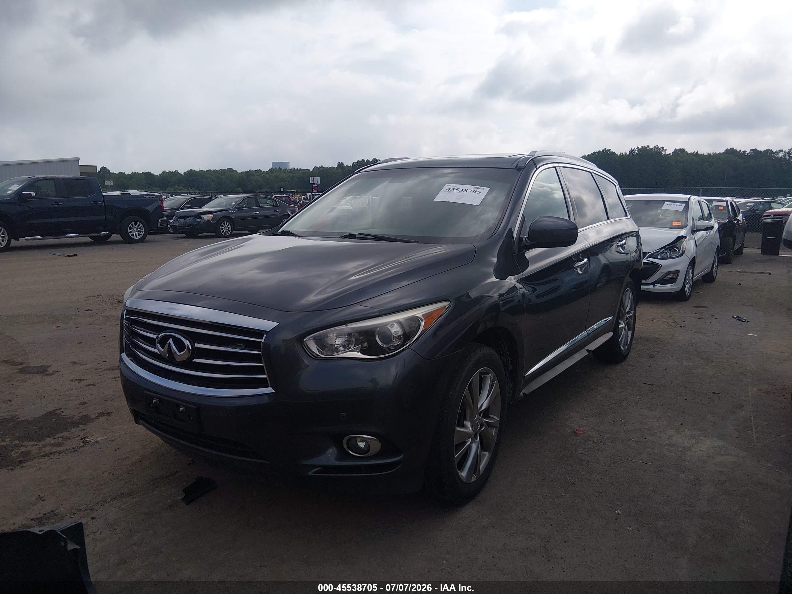 2013 Infiniti Jx35   Gray vin: 5N1AL0MM4DC340390