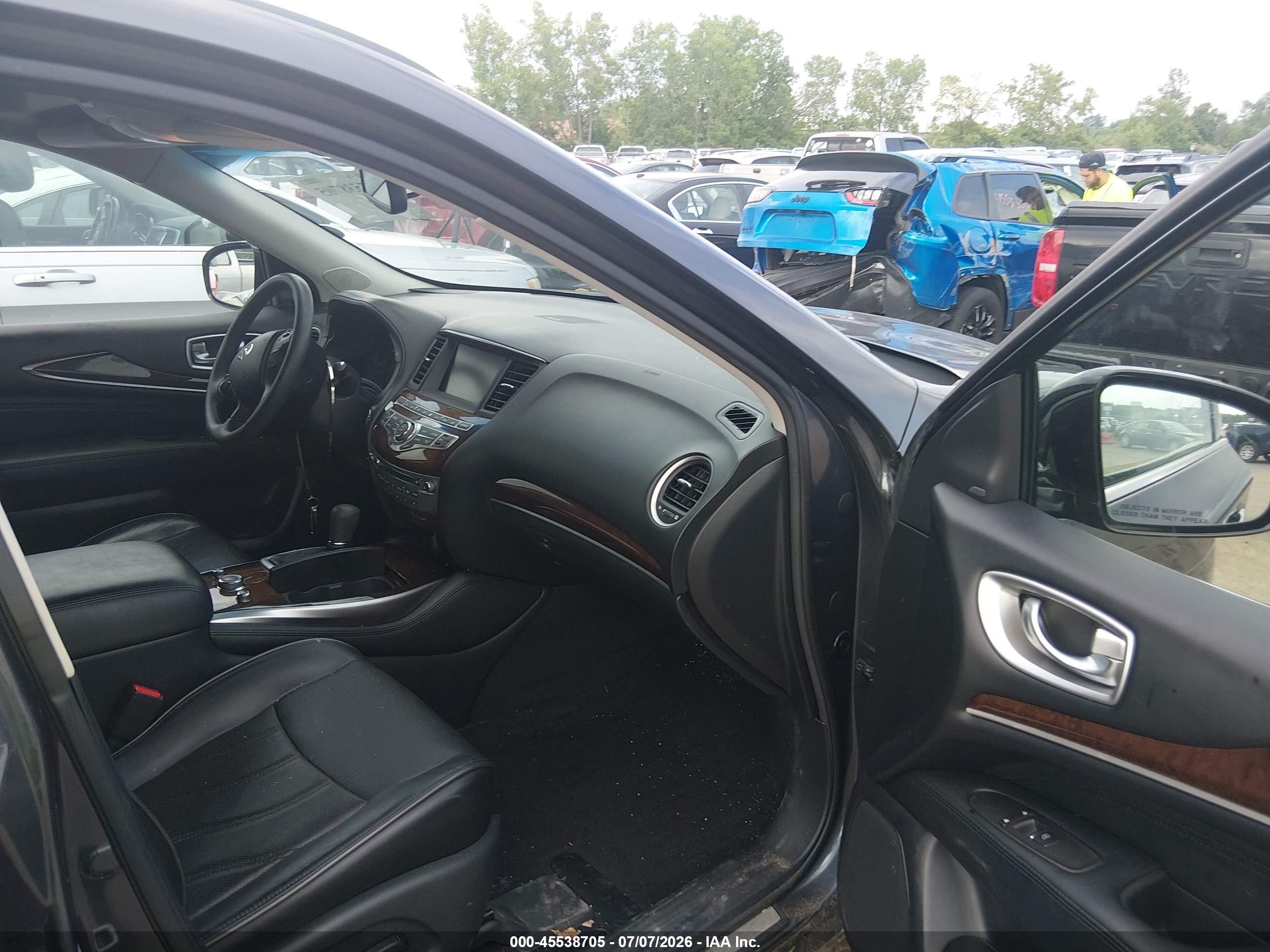 2013 Infiniti Jx35   Gray vin: 5N1AL0MM4DC340390