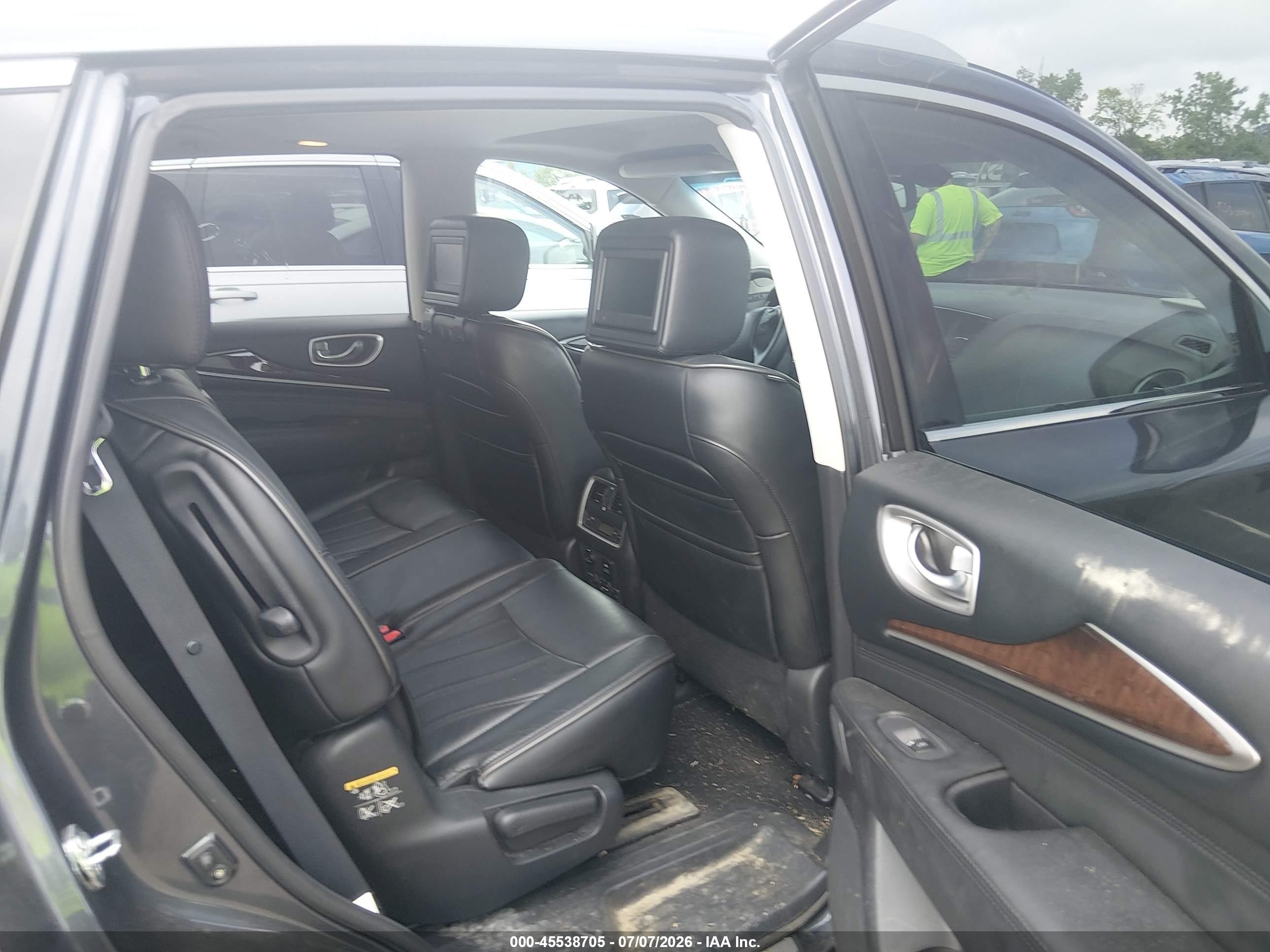 2013 Infiniti Jx35   Gray vin: 5N1AL0MM4DC340390