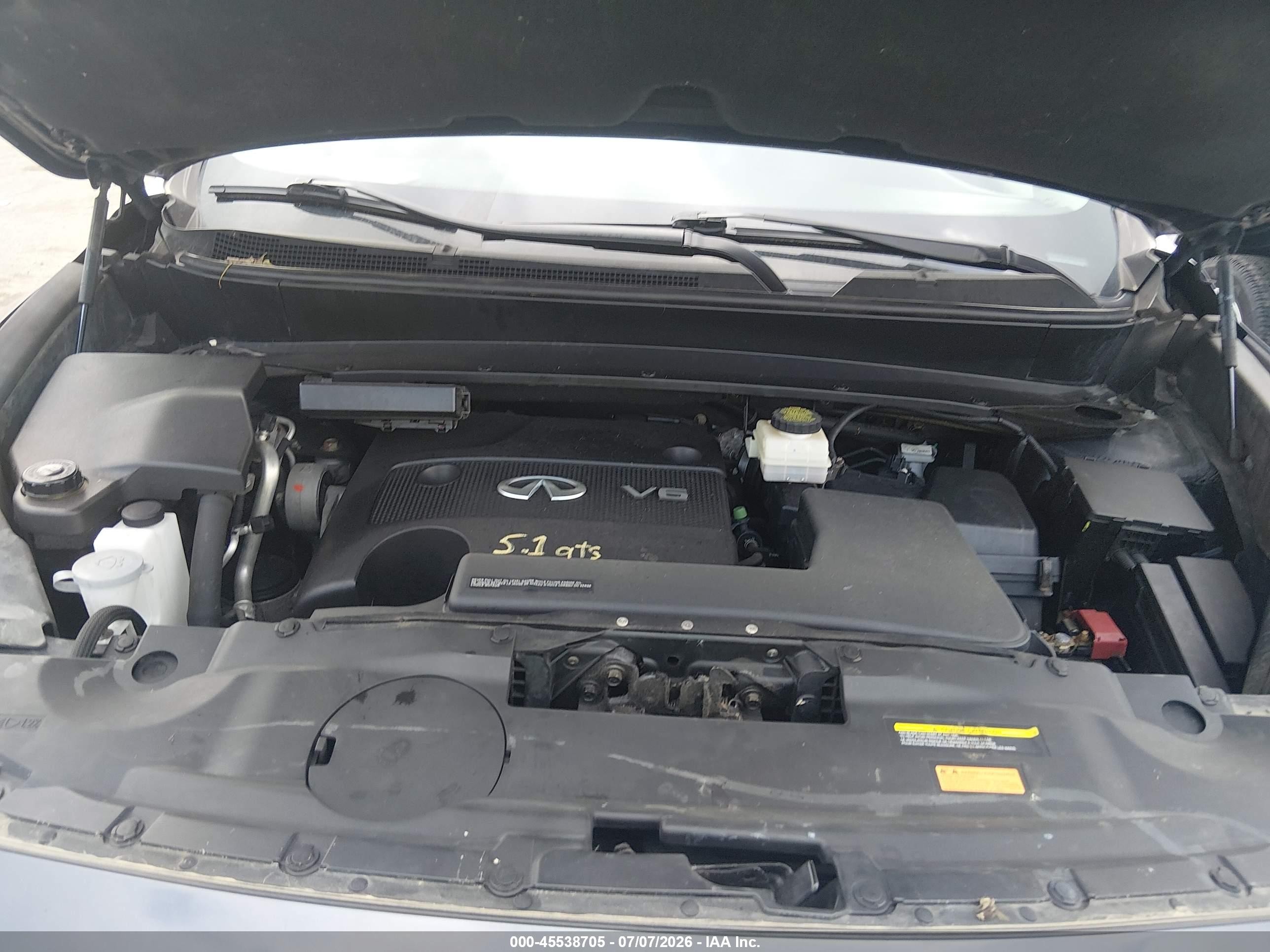 2013 Infiniti Jx35   Gray vin: 5N1AL0MM4DC340390