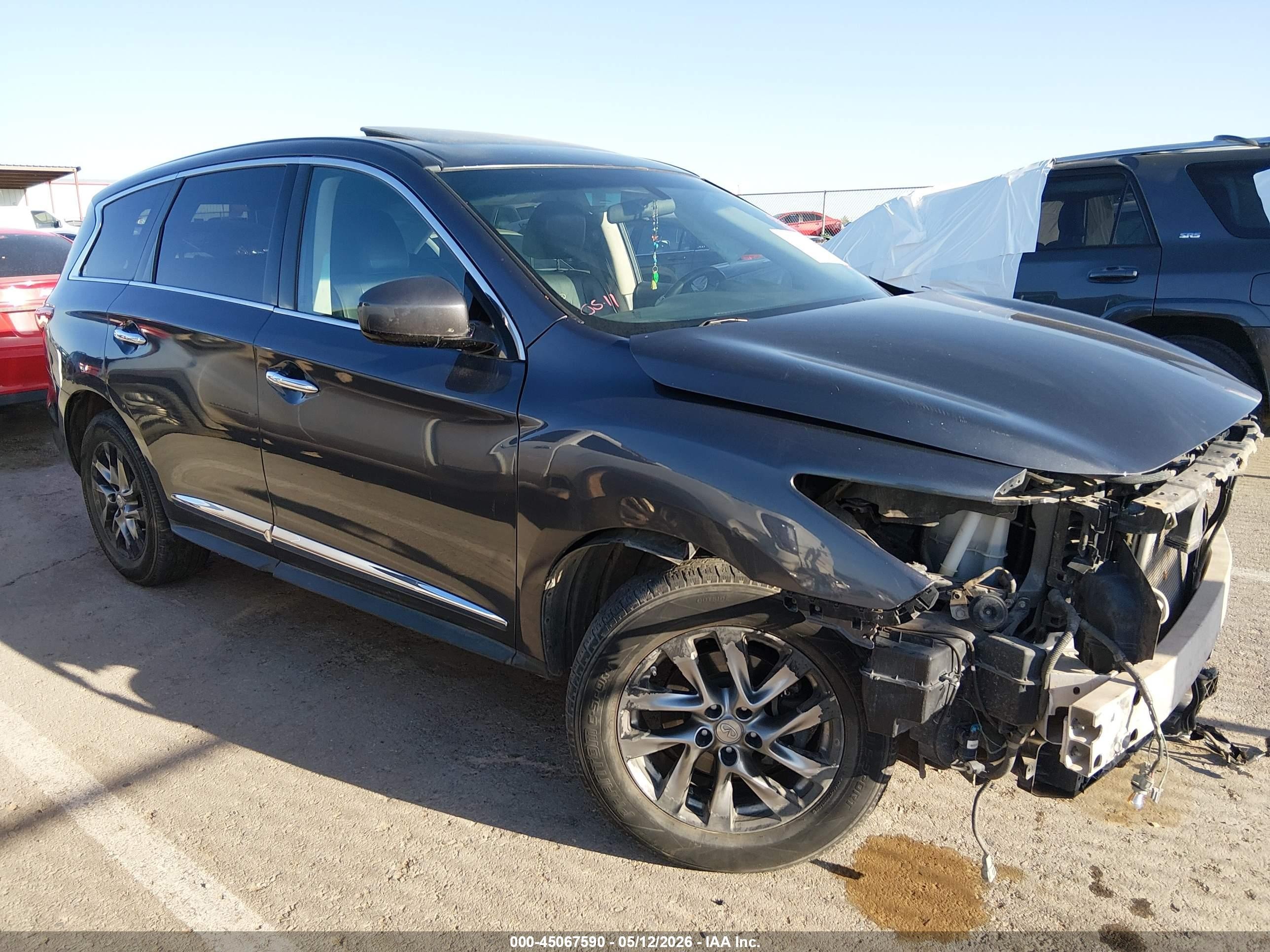 2013 Infiniti Jx35   Gray vin: 5N1AL0MM4DC344021