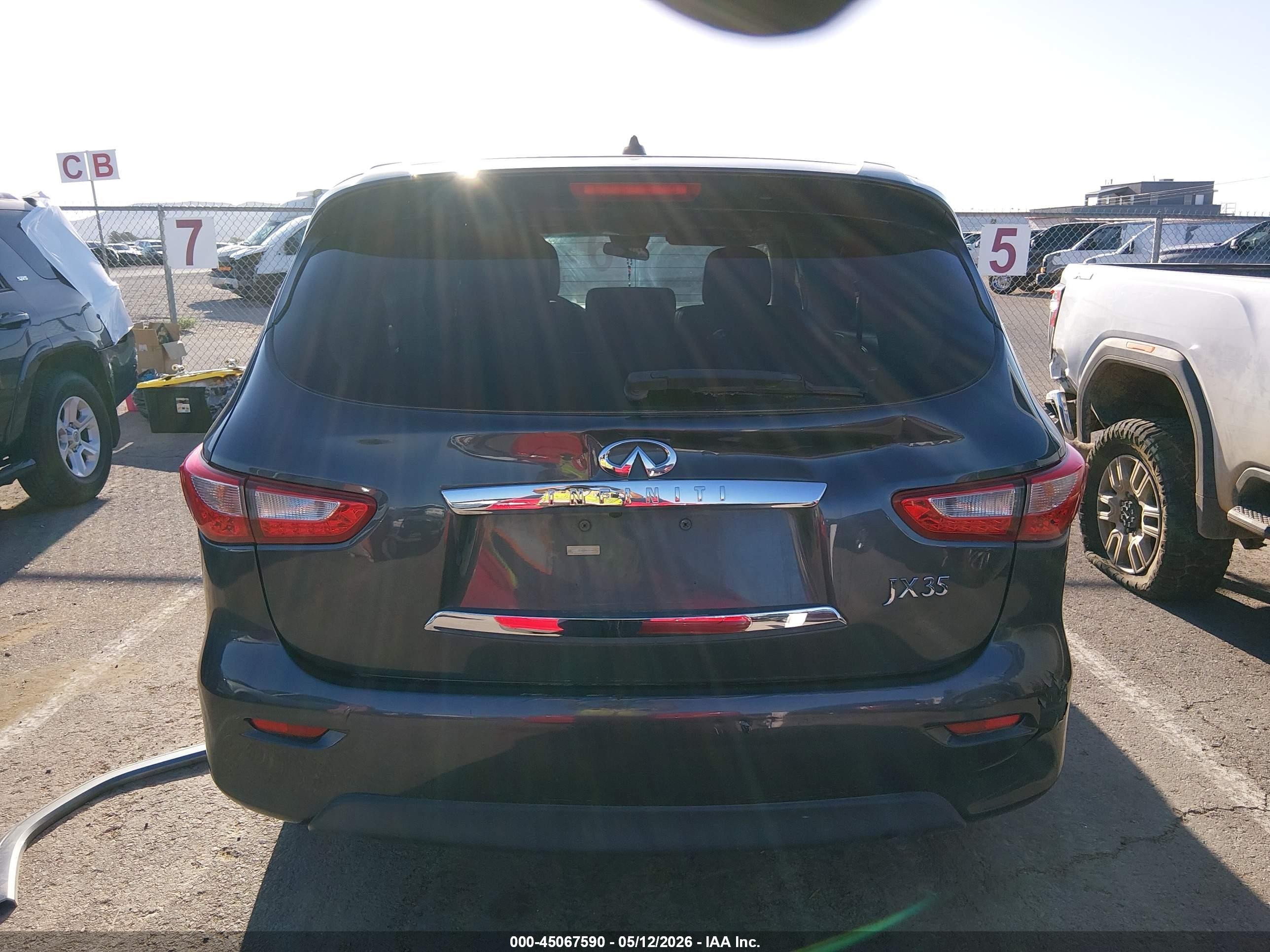 2013 Infiniti Jx35   Gray vin: 5N1AL0MM4DC344021