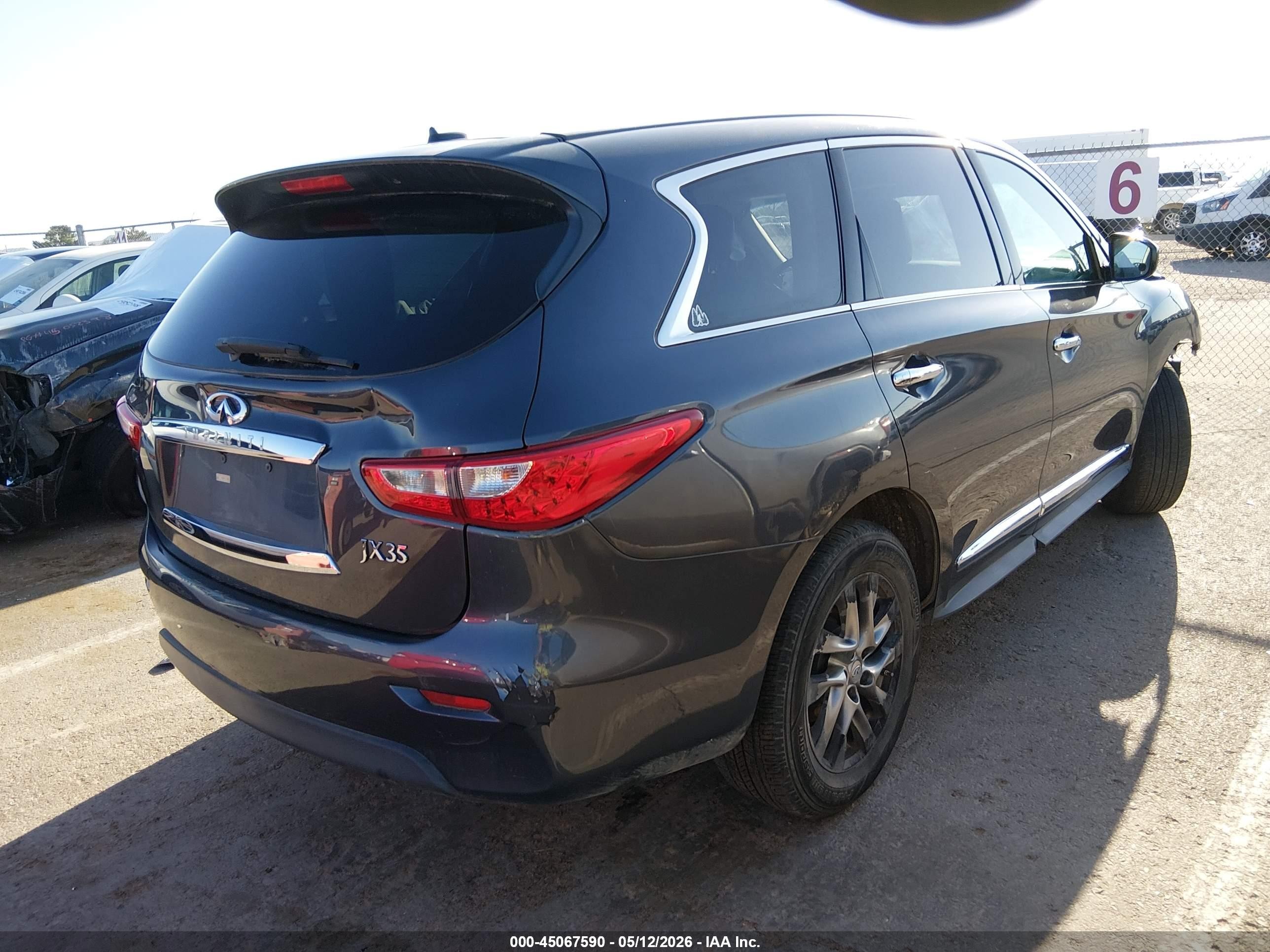 2013 Infiniti Jx35   Gray vin: 5N1AL0MM4DC344021