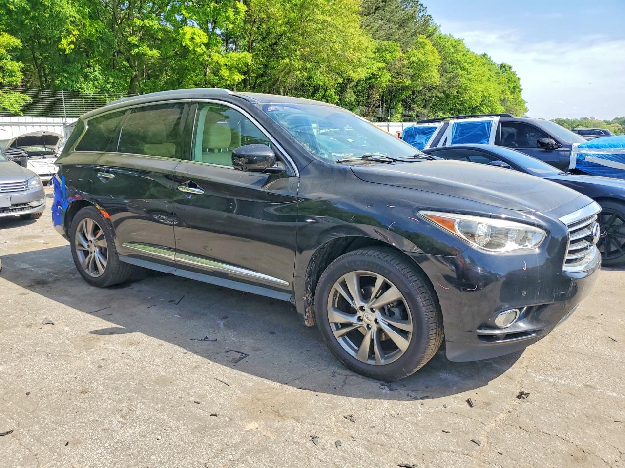 2013 Infiniti Jx35 Base Black vin: 5N1AL0MM4DC348358