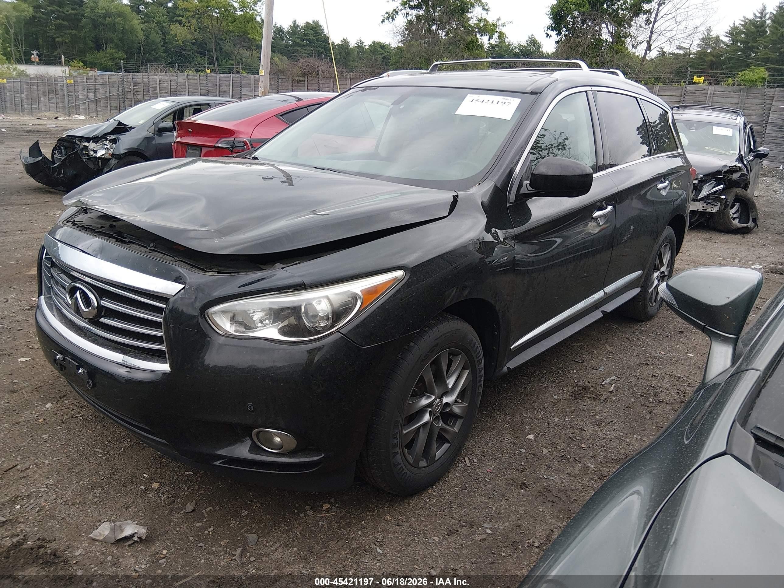 2013 Infiniti Jx35   Black vin: 5N1AL0MM4DC351535