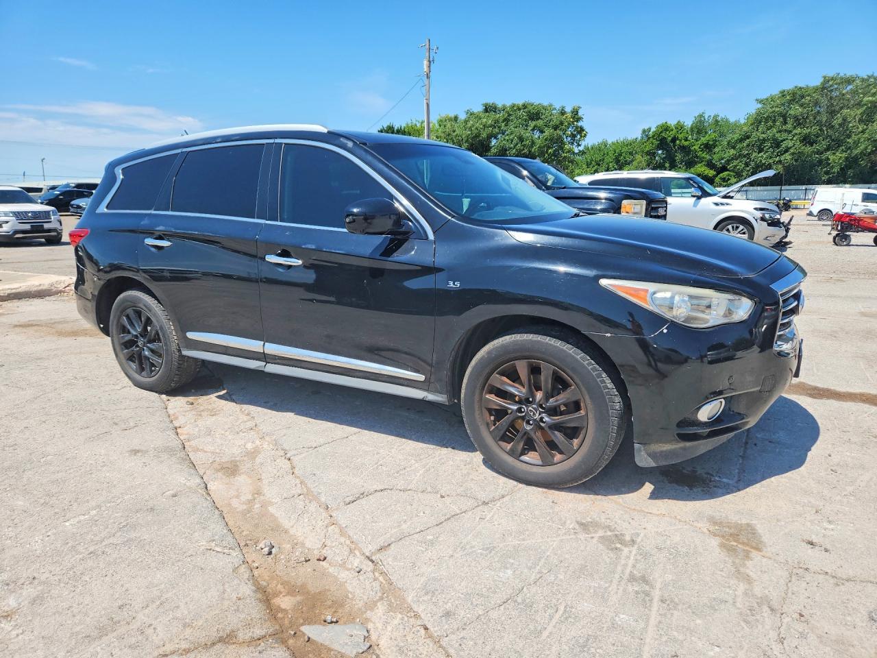 2014 Infiniti Qx60 Base Black vin: 5N1AL0MM4EC500169