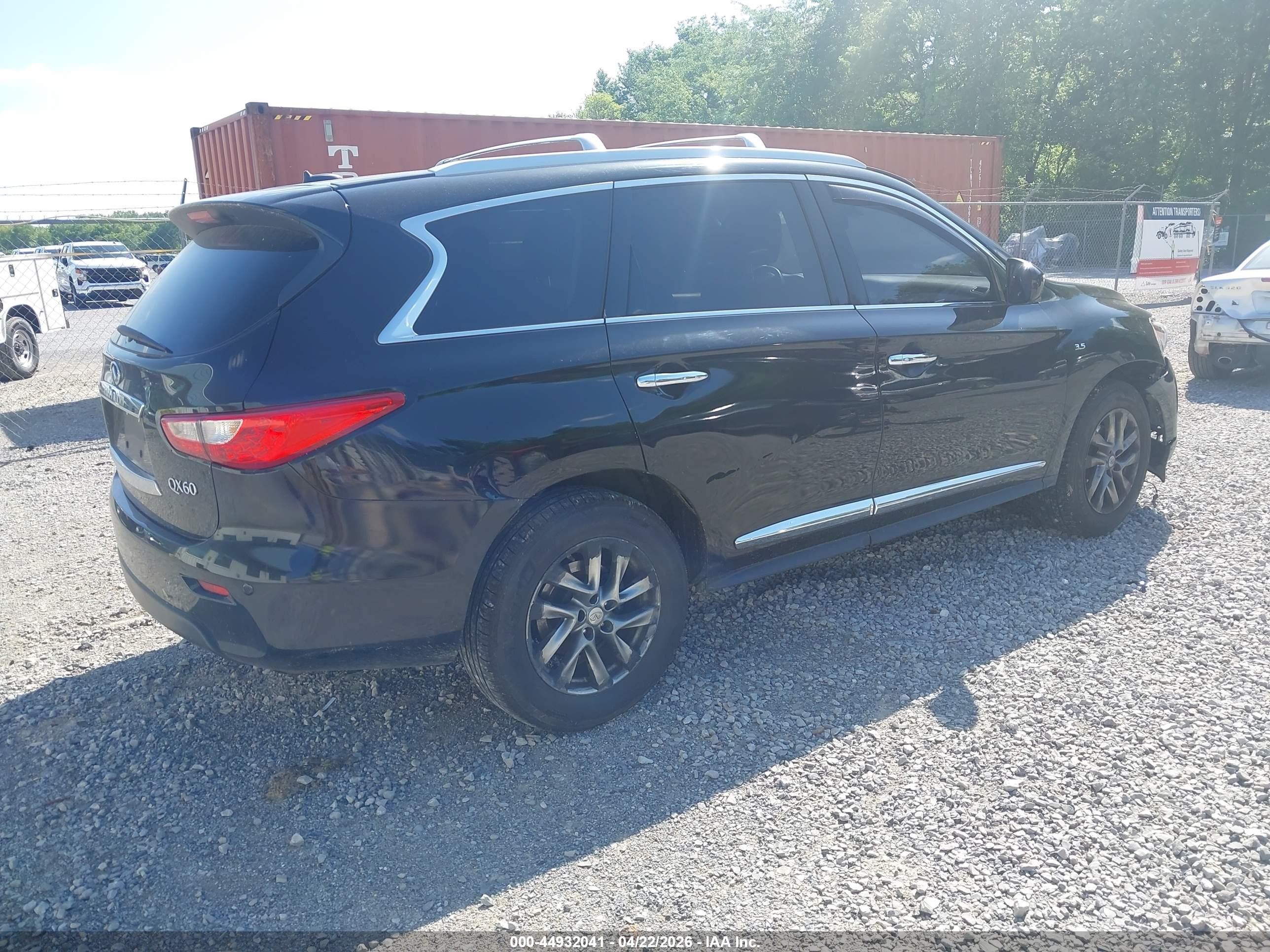 2014 Infiniti Qx60   Black vin: 5N1AL0MM4EC503086