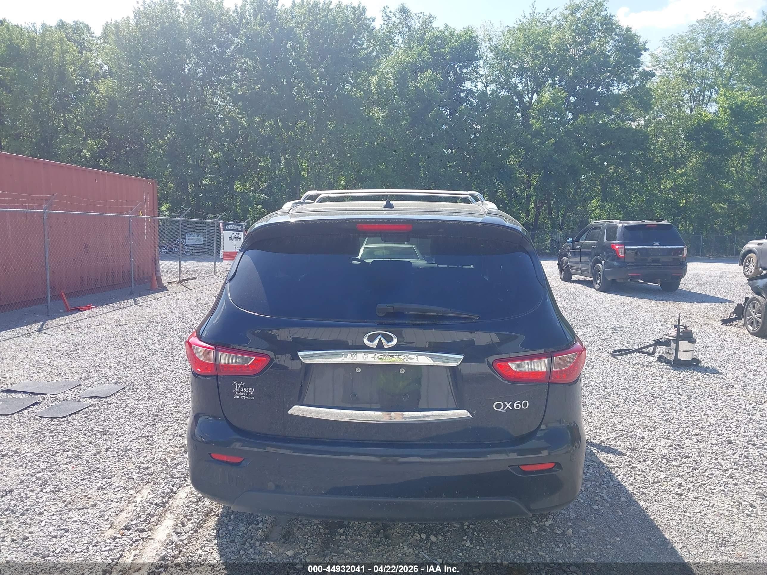 2014 Infiniti Qx60   Black vin: 5N1AL0MM4EC503086