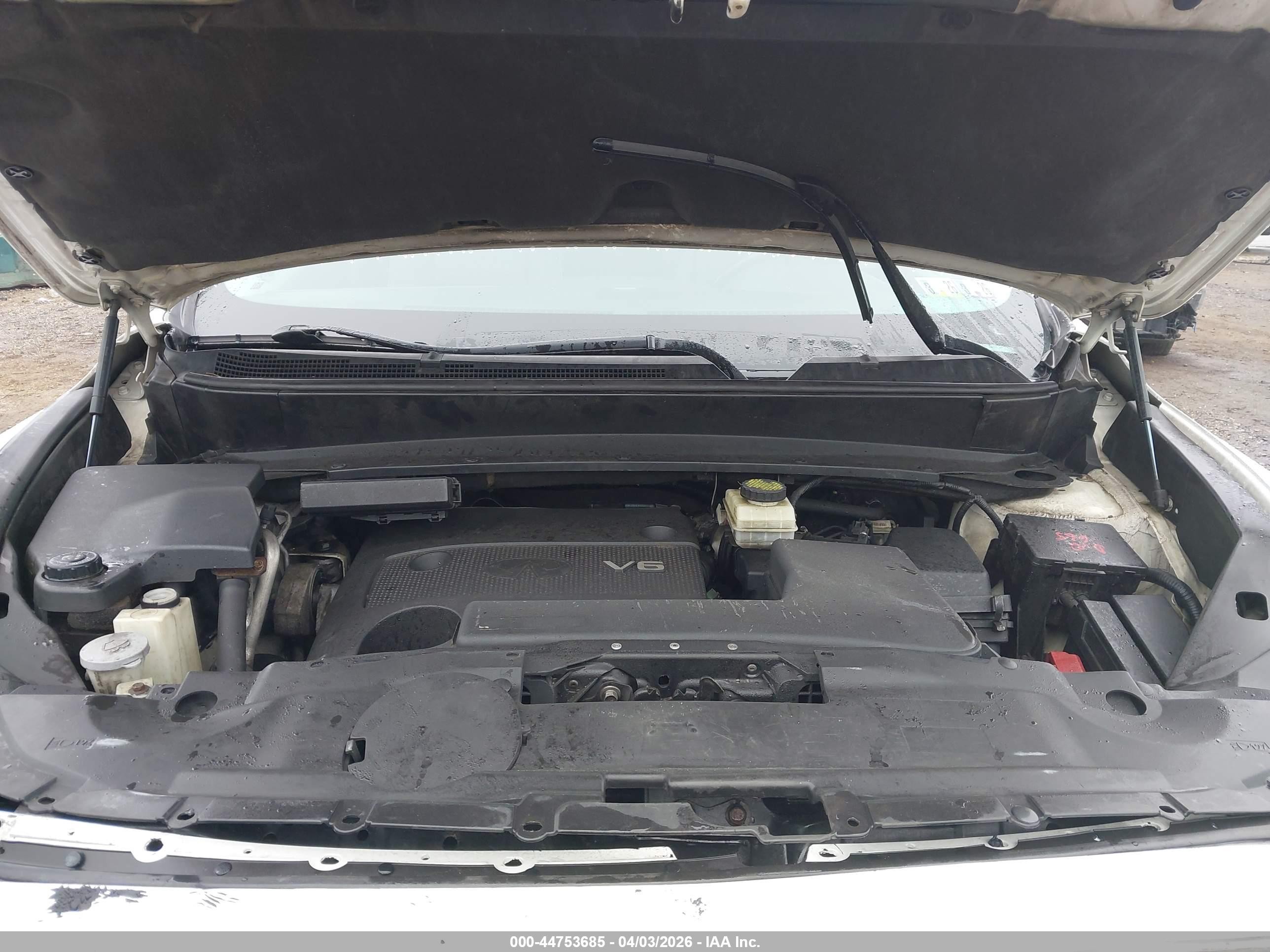 2014 Infiniti Qx60 White vin: 5N1AL0MM4EC504075