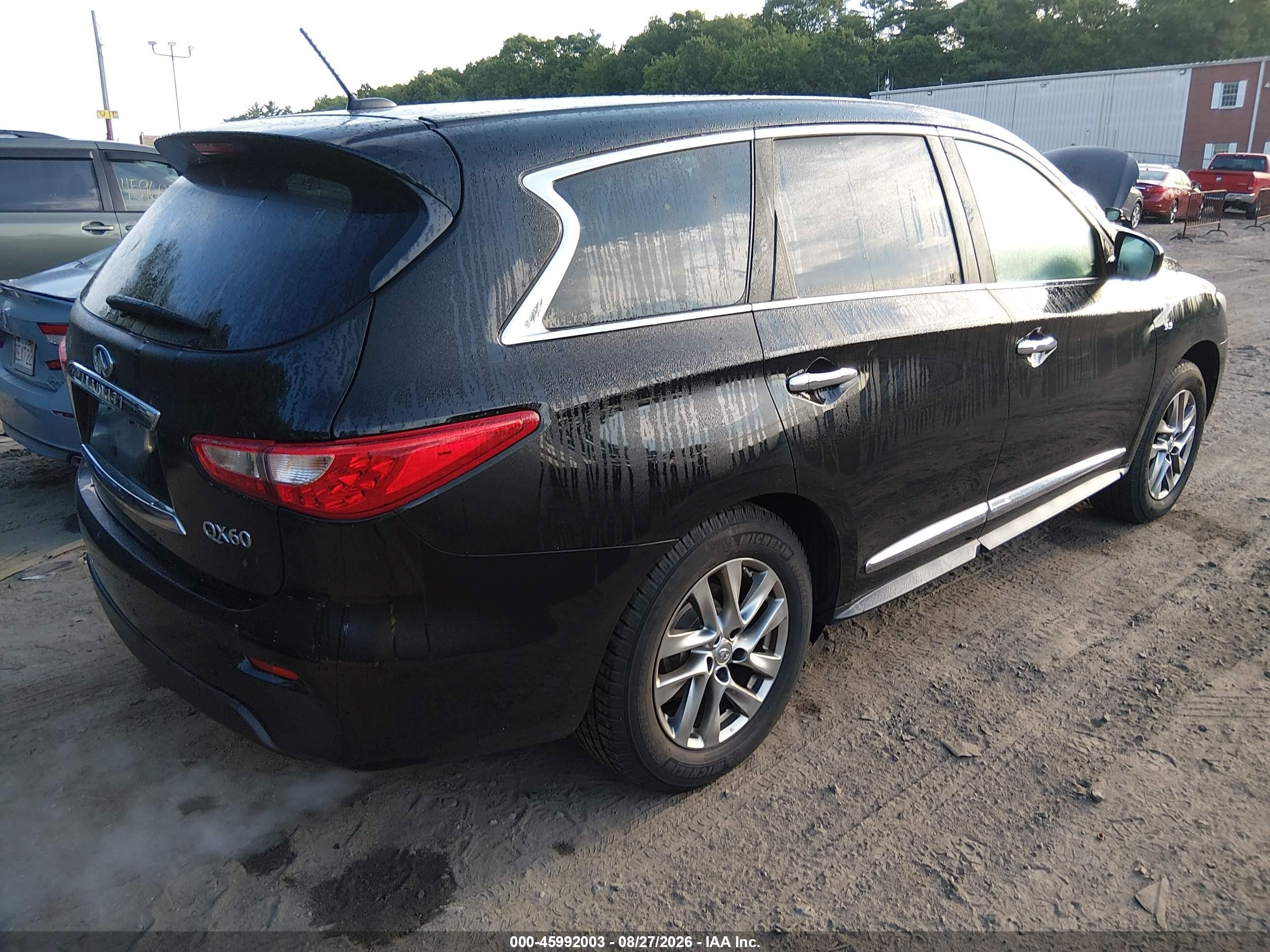 2014 Infiniti Qx60   Black vin: 5N1AL0MM4EC508692