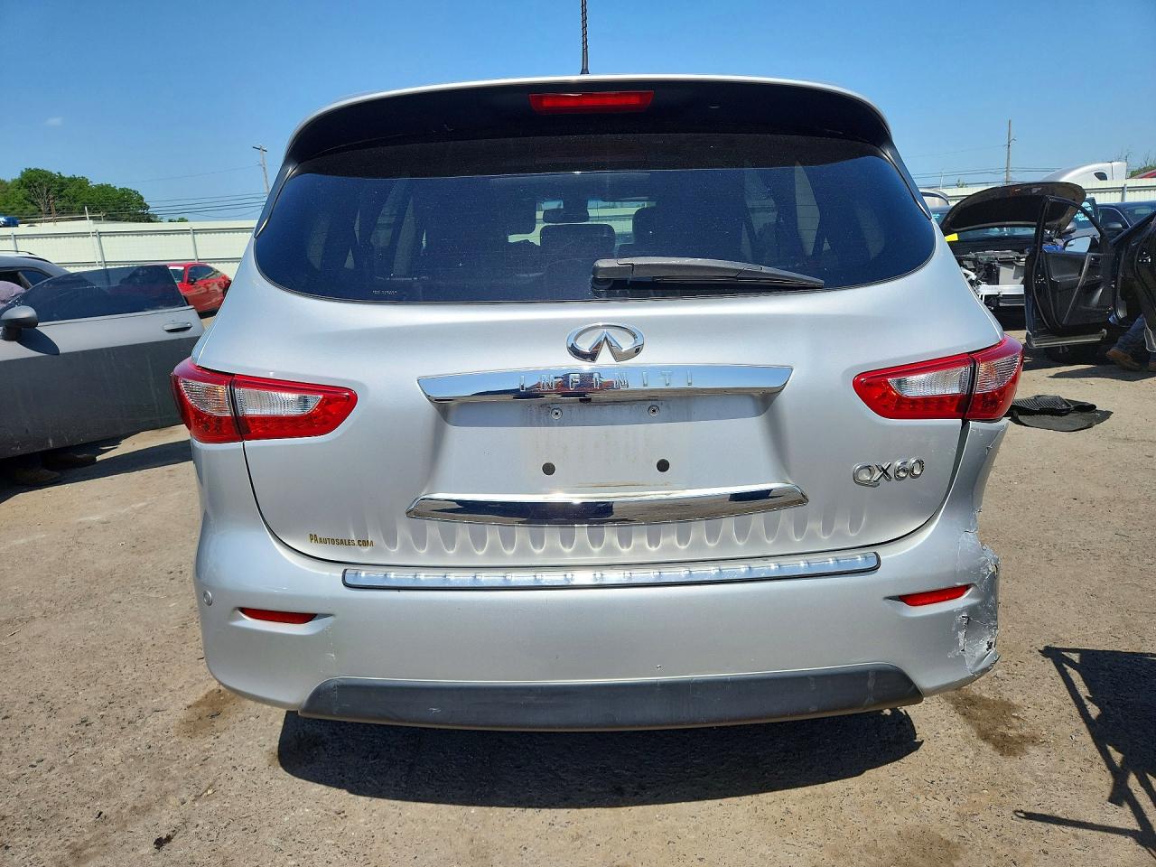 2014 Infiniti Qx60 Base Silver vin: 5N1AL0MM4EC510023