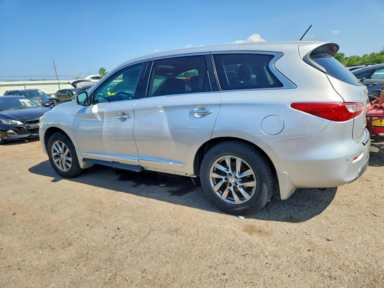 2014 Infiniti Qx60 Base Silver vin: 5N1AL0MM4EC510023