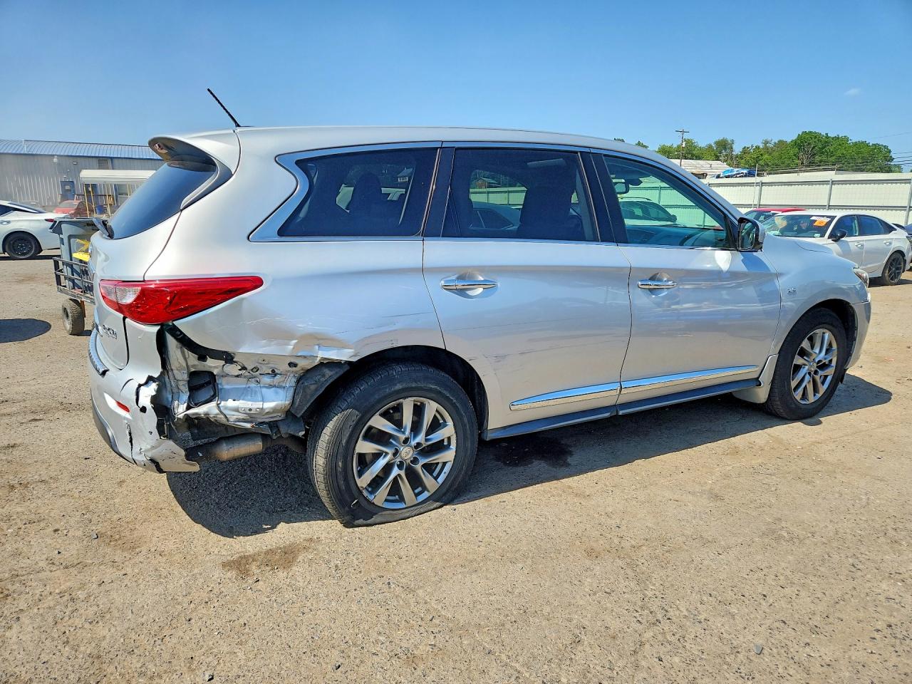 2014 Infiniti Qx60 Base Silver vin: 5N1AL0MM4EC510023