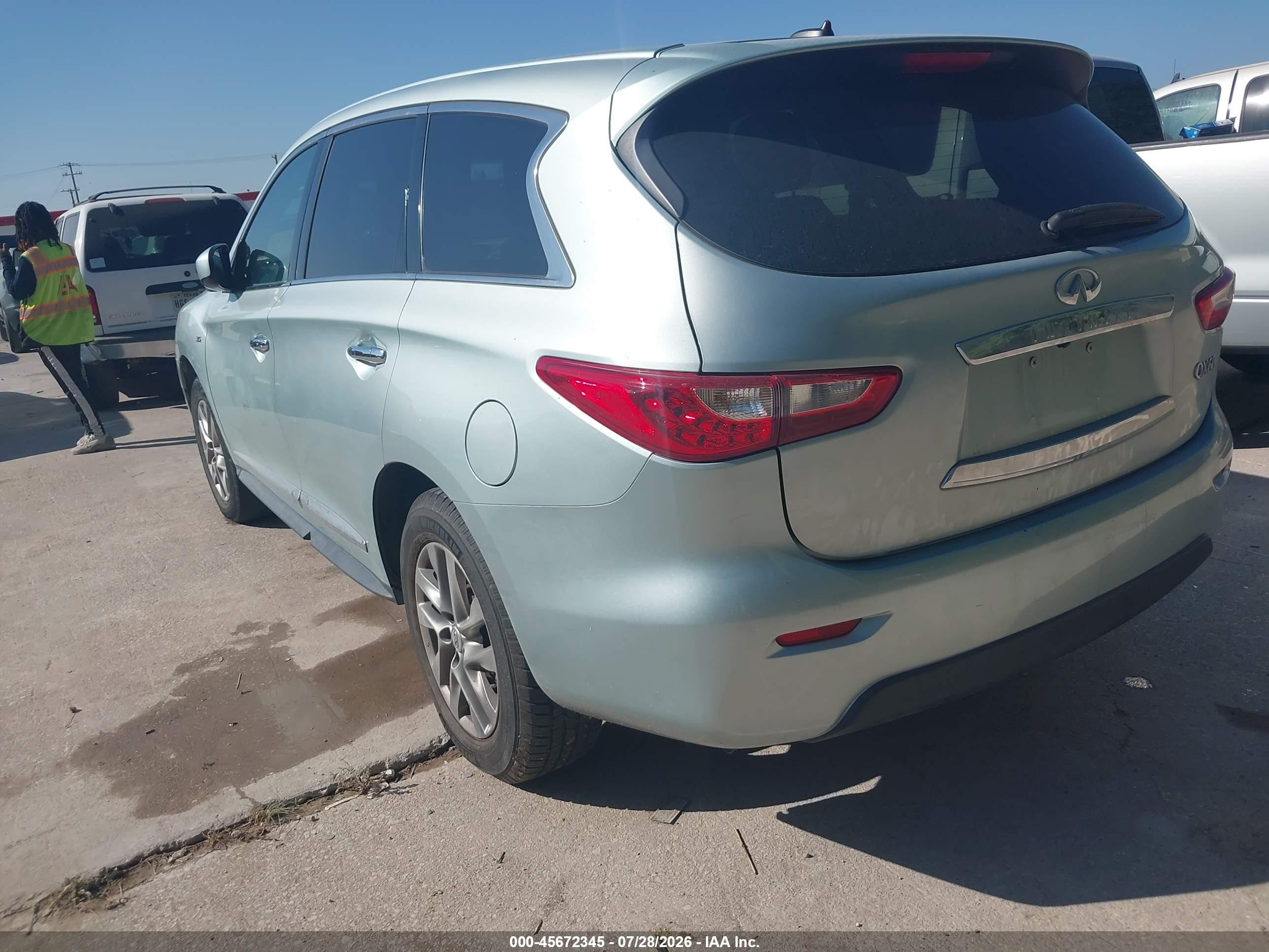 2014 Infiniti Qx60 Green vin: 5N1AL0MM4EC511446