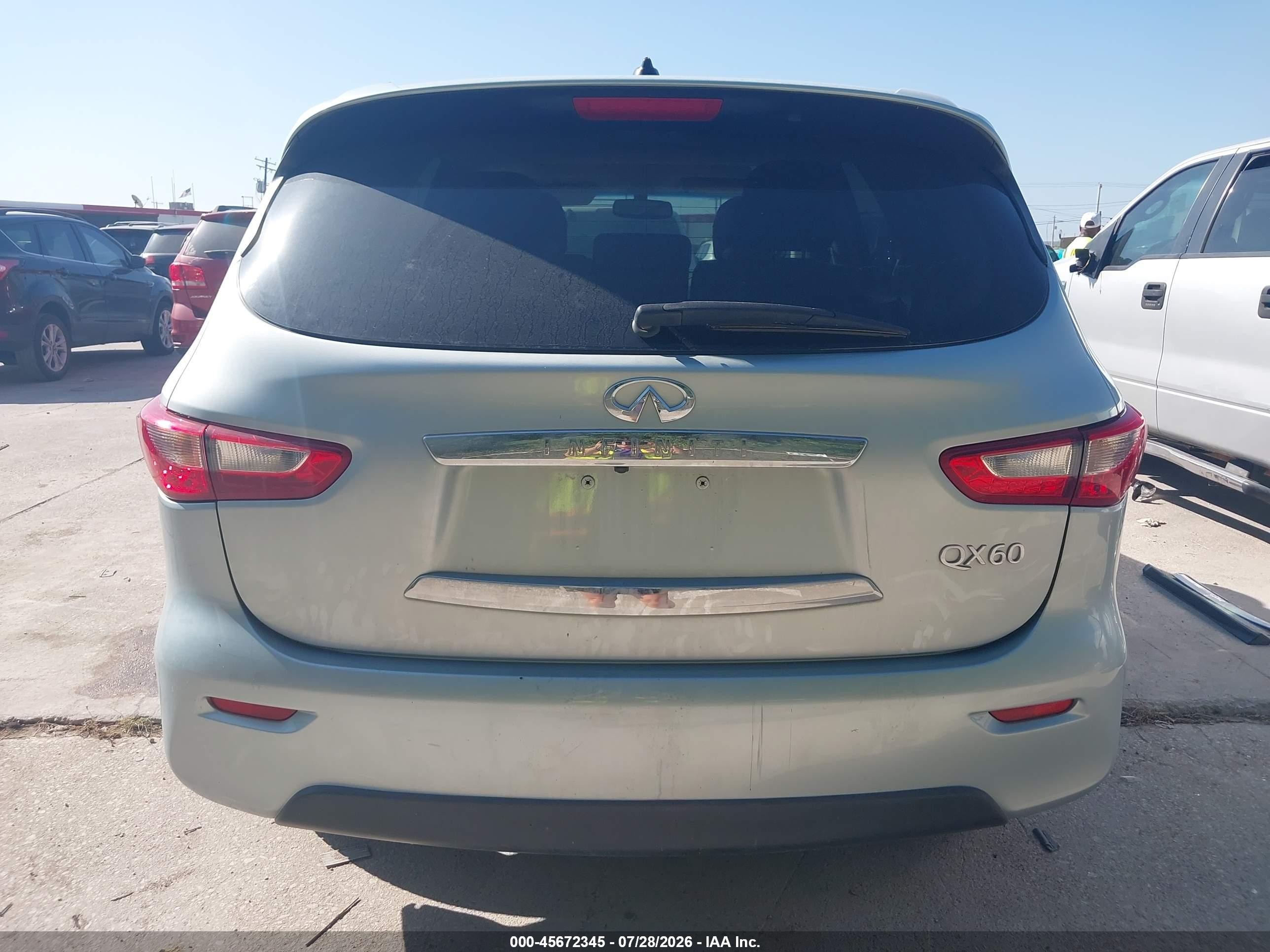 2014 Infiniti Qx60 Green vin: 5N1AL0MM4EC511446