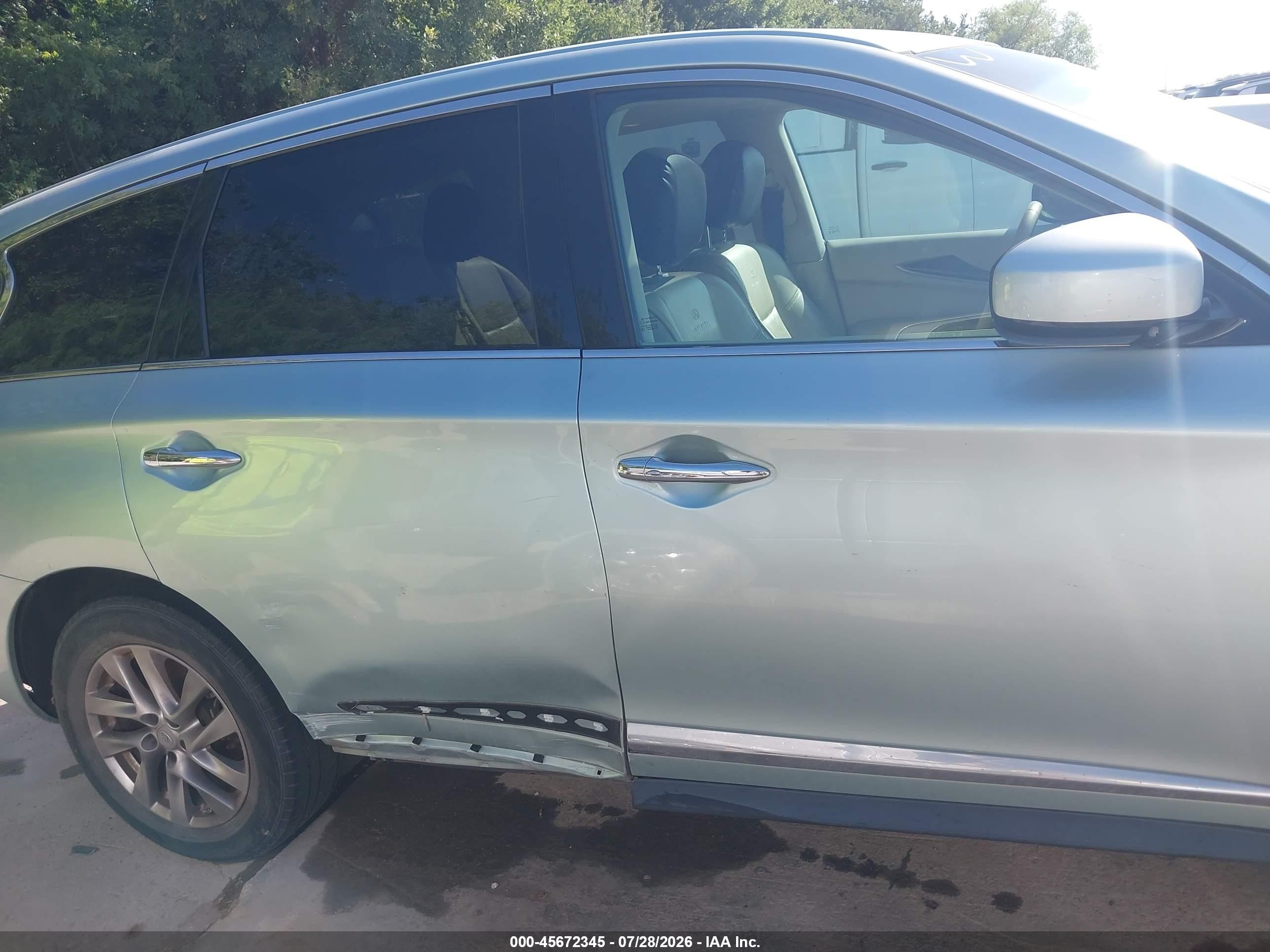 2014 Infiniti Qx60 Green vin: 5N1AL0MM4EC511446