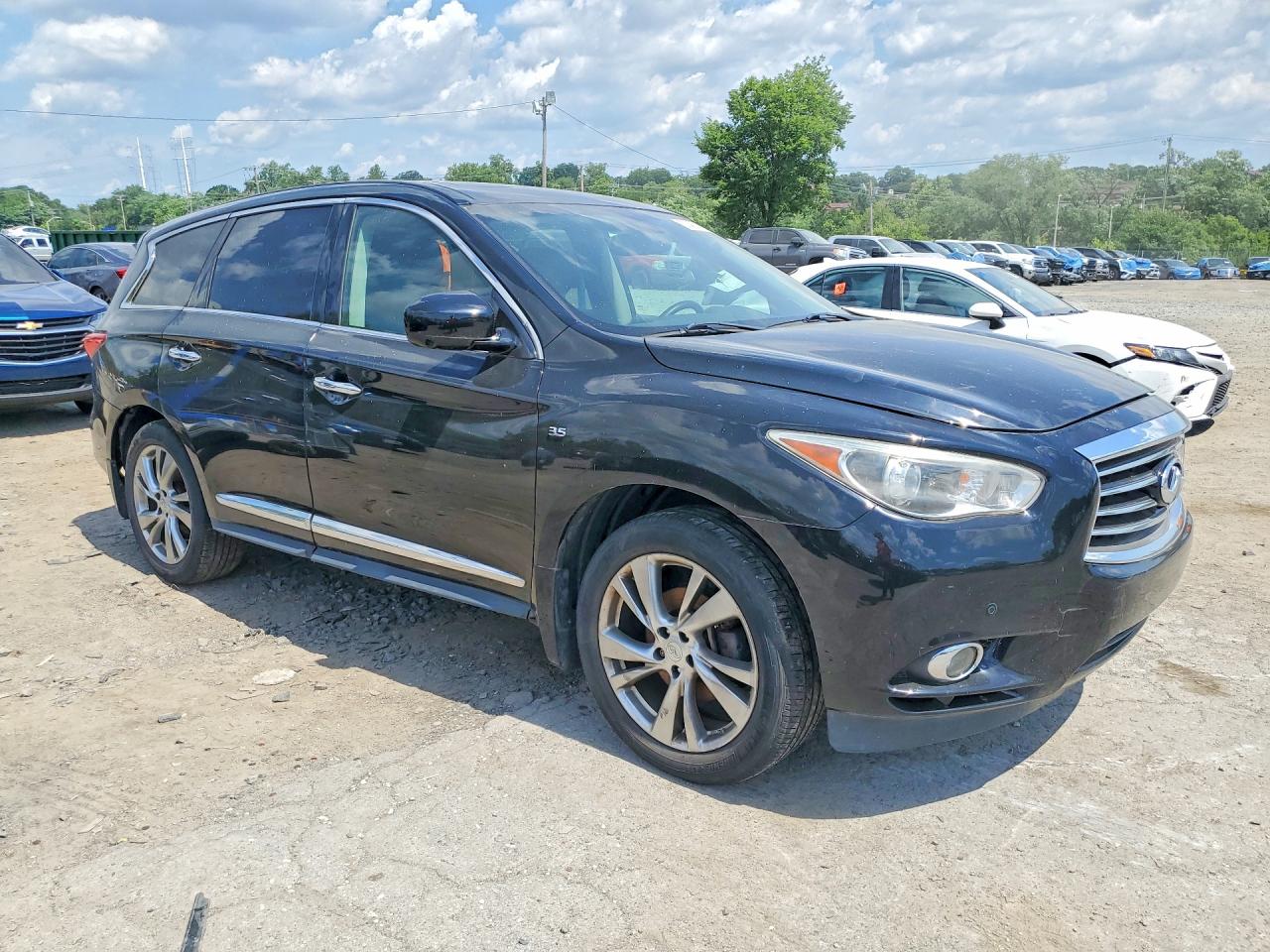 2014 Infiniti Qx60 Base Black vin: 5N1AL0MM4EC512712