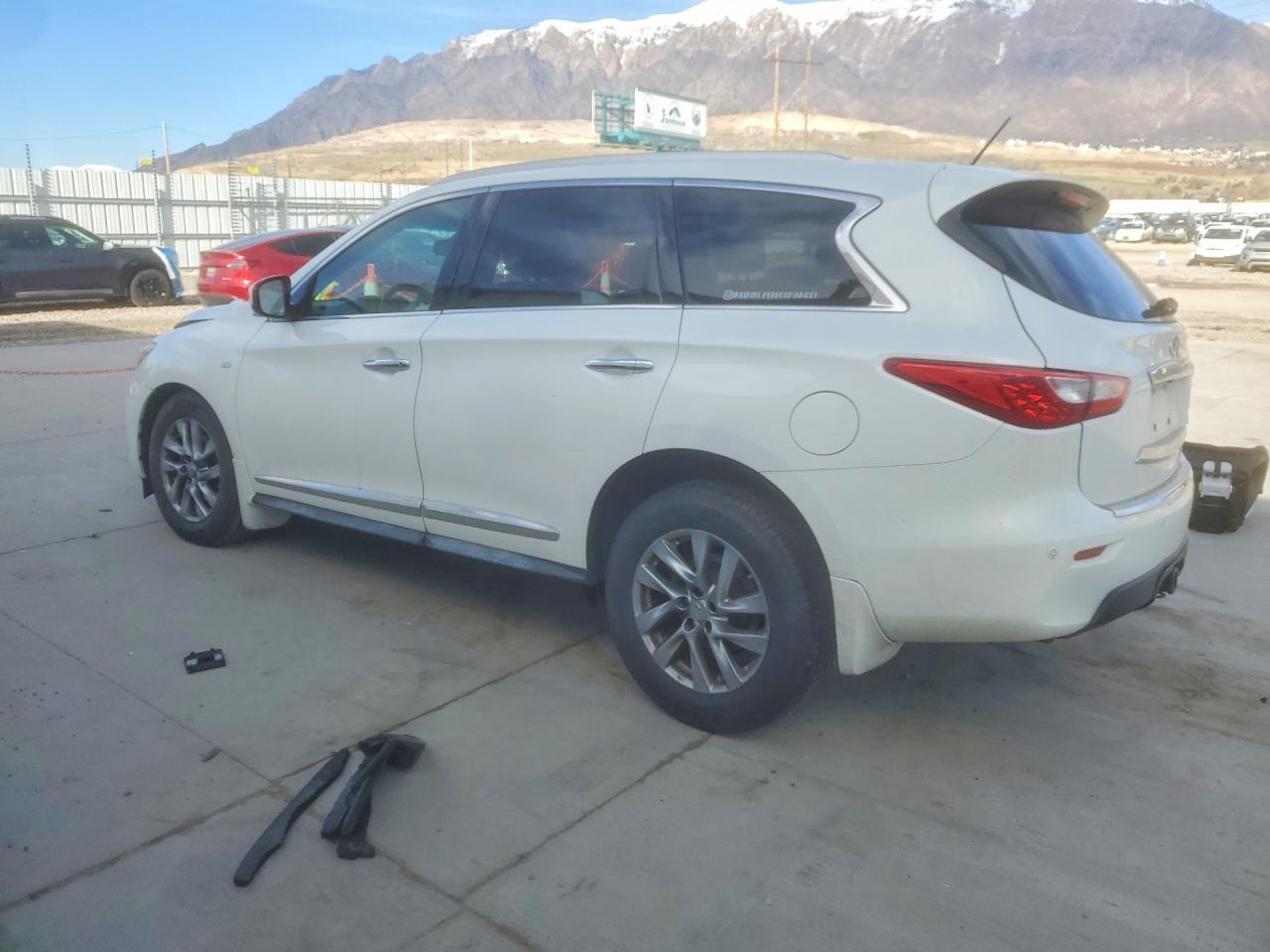 2014 Infiniti Qx60 Base White vin: 5N1AL0MM4EC516842