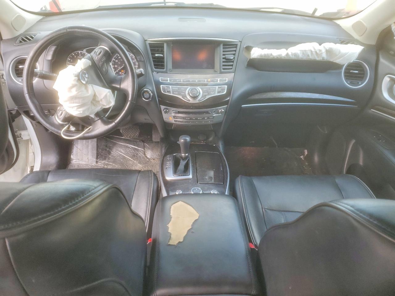 2014 Infiniti Qx60 Base White vin: 5N1AL0MM4EC516842