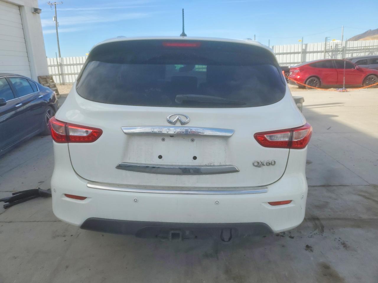 2014 Infiniti Qx60 Base White vin: 5N1AL0MM4EC516842