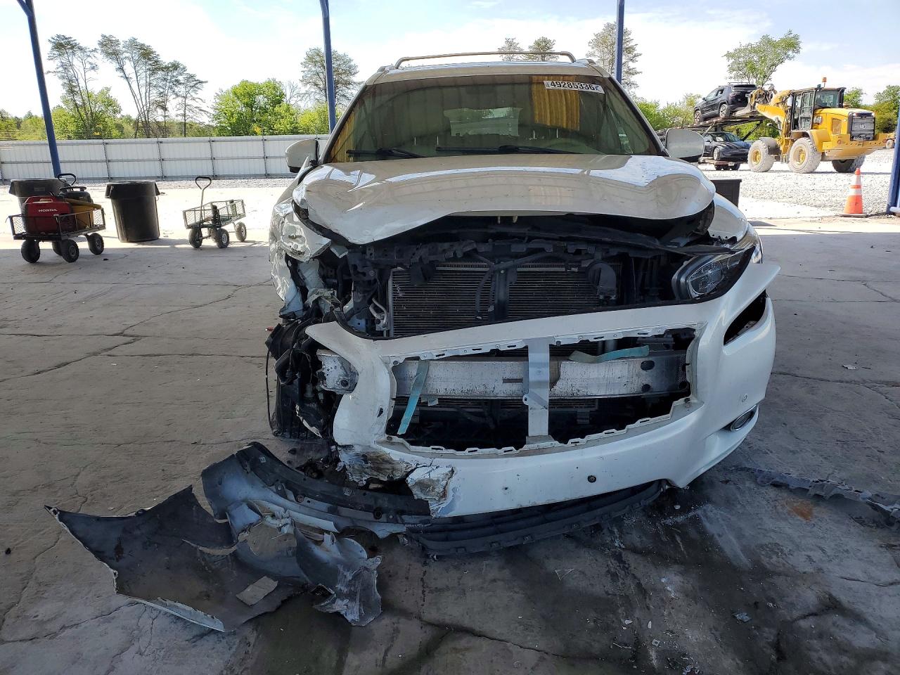 2014 Infiniti Qx60 Base White vin: 5N1AL0MM4EC522592