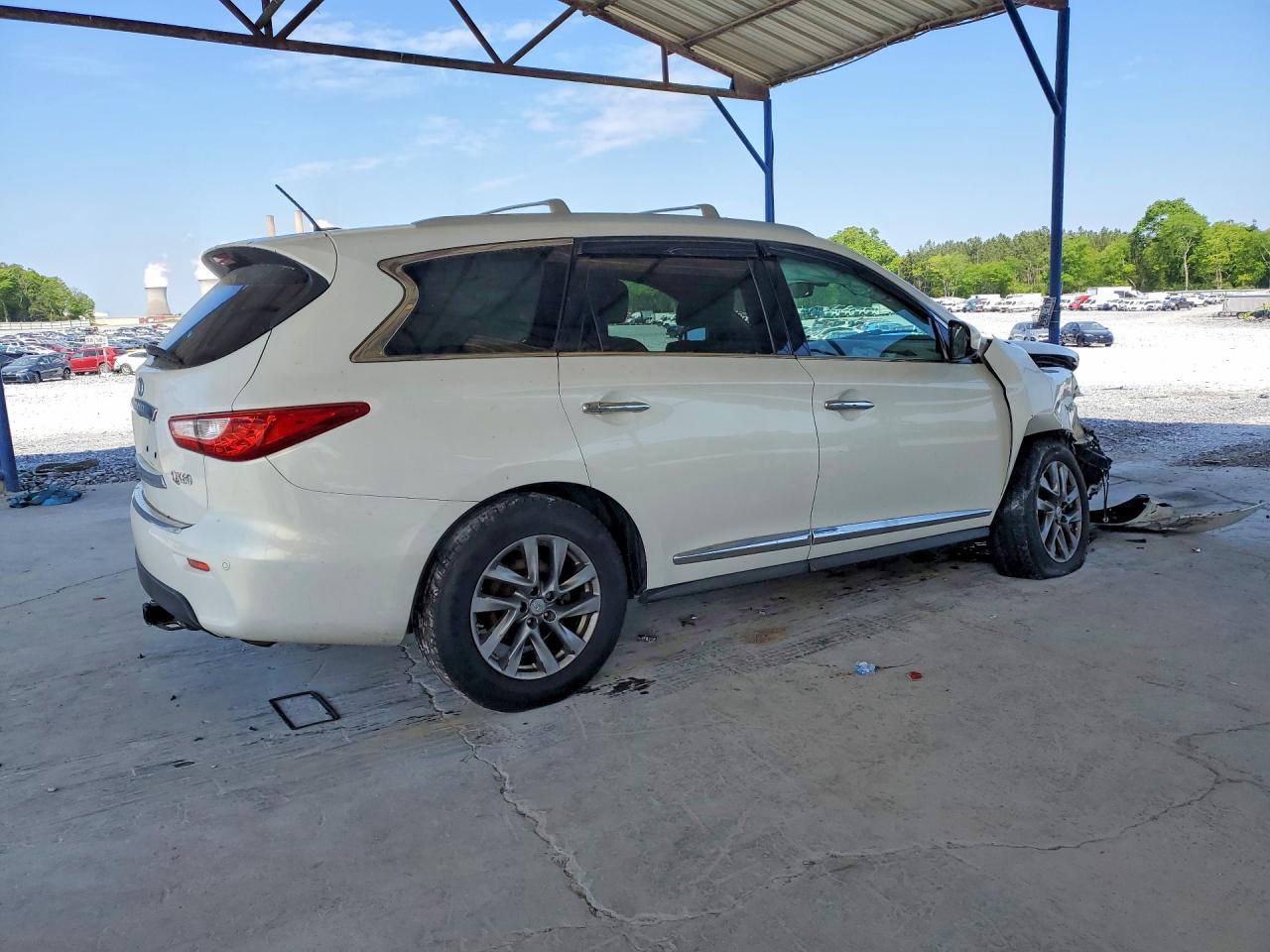 2014 Infiniti Qx60 Base White vin: 5N1AL0MM4EC522592