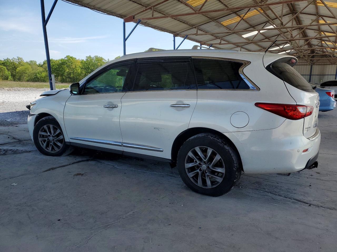 2014 Infiniti Qx60 Base White vin: 5N1AL0MM4EC522592