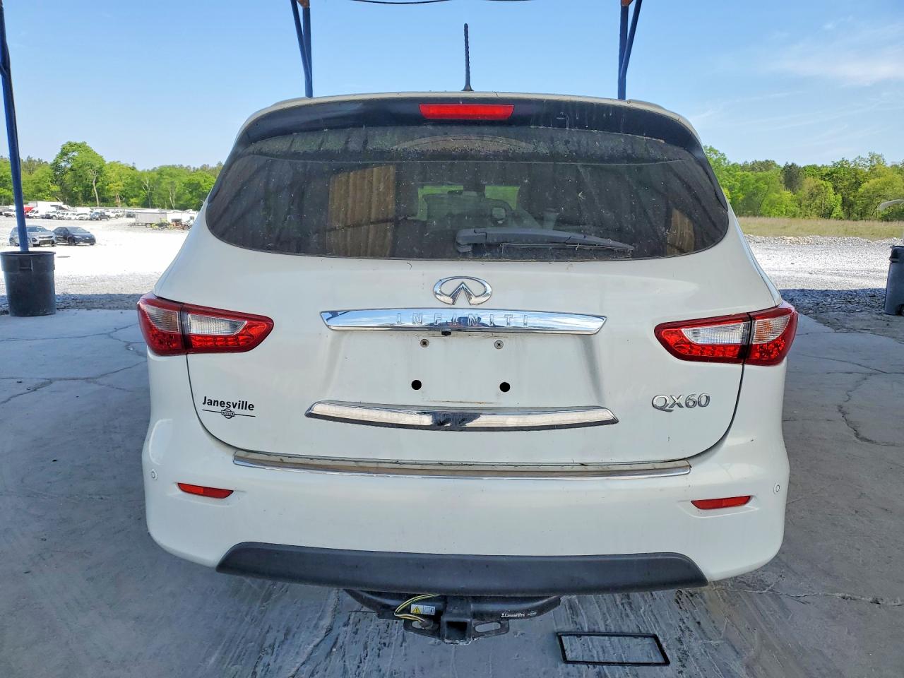 2014 Infiniti Qx60 Base White vin: 5N1AL0MM4EC522592