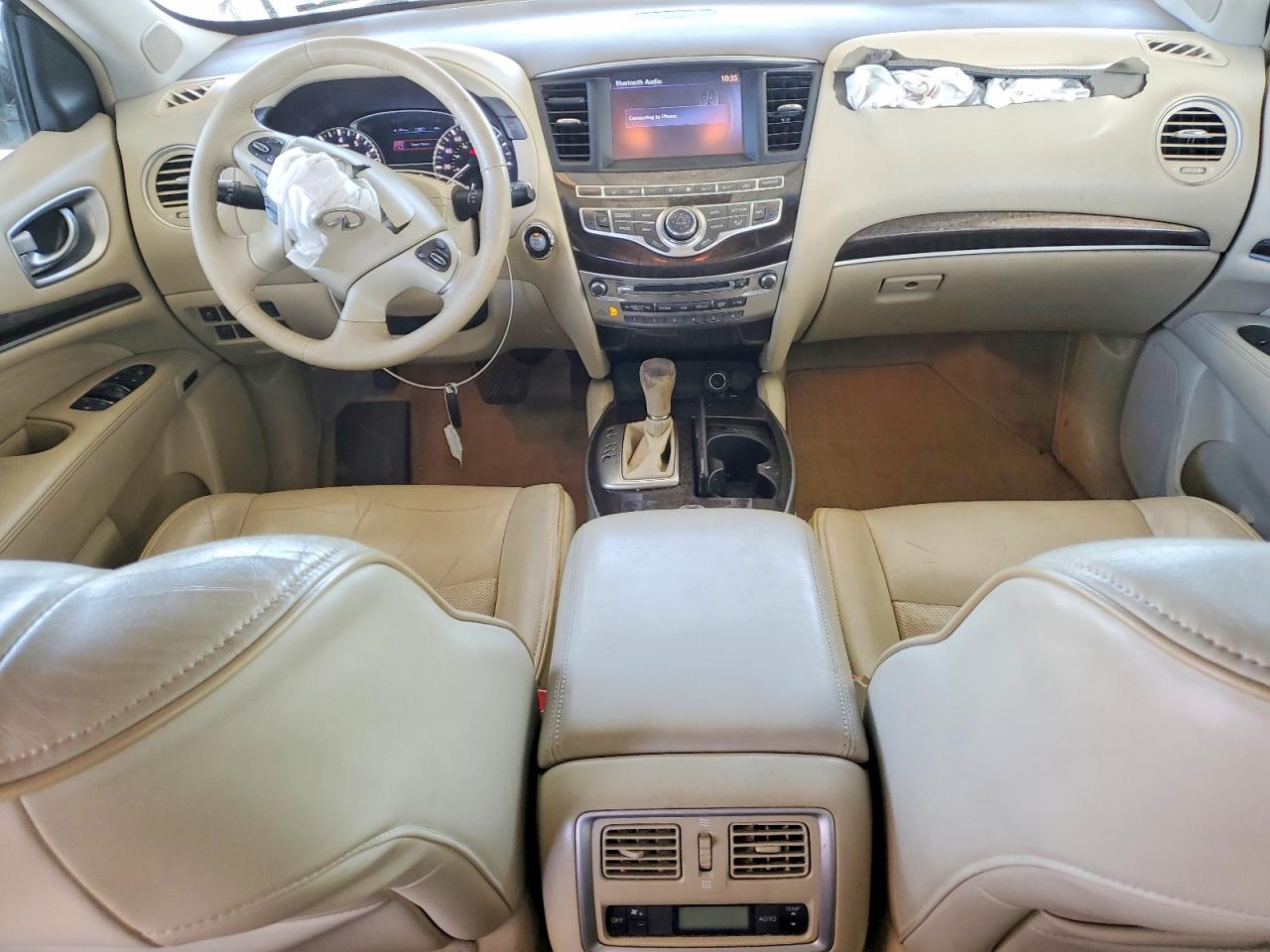 2014 Infiniti Qx60 Base White vin: 5N1AL0MM4EC522592