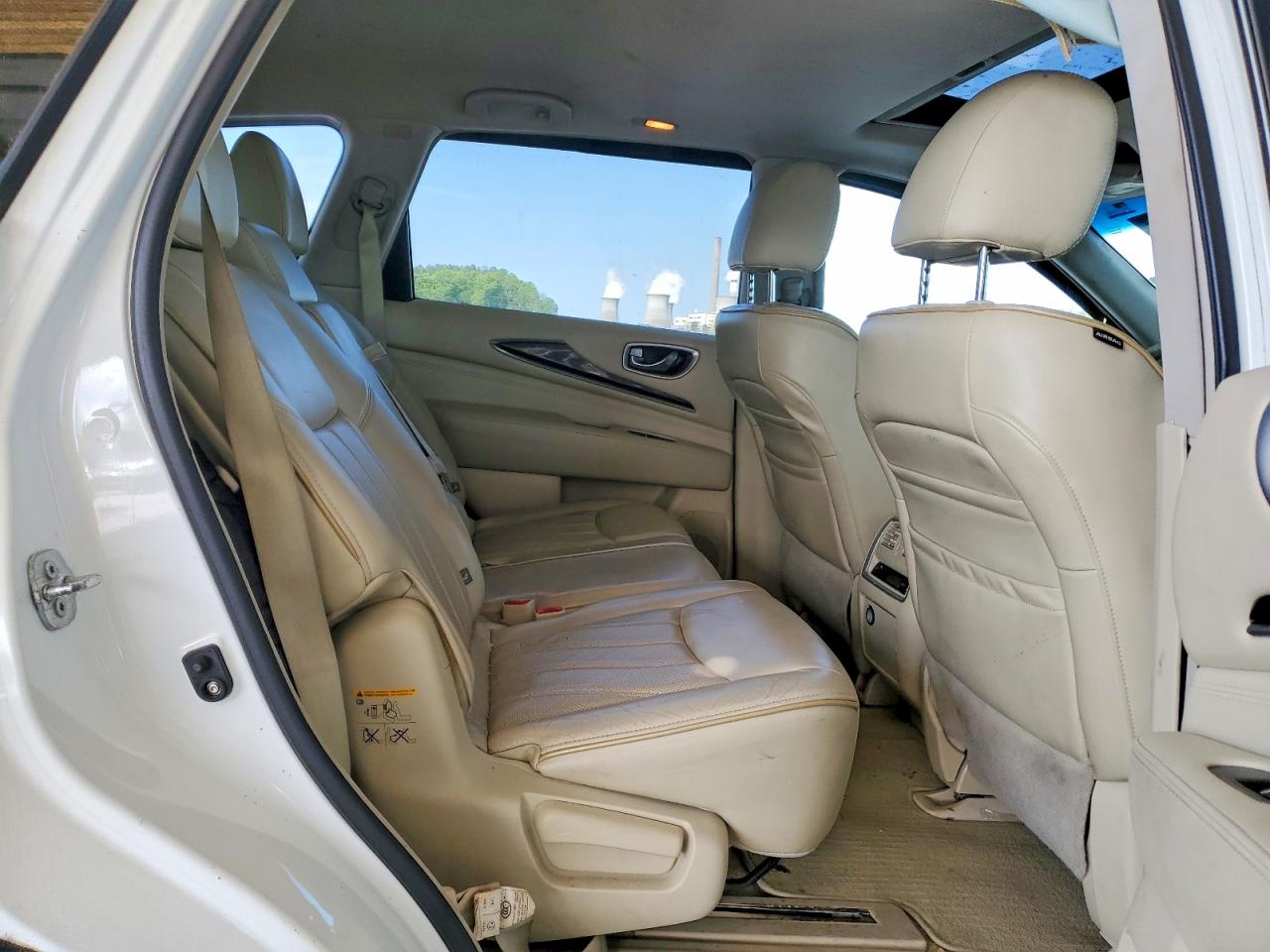 2014 Infiniti Qx60 Base White vin: 5N1AL0MM4EC522592