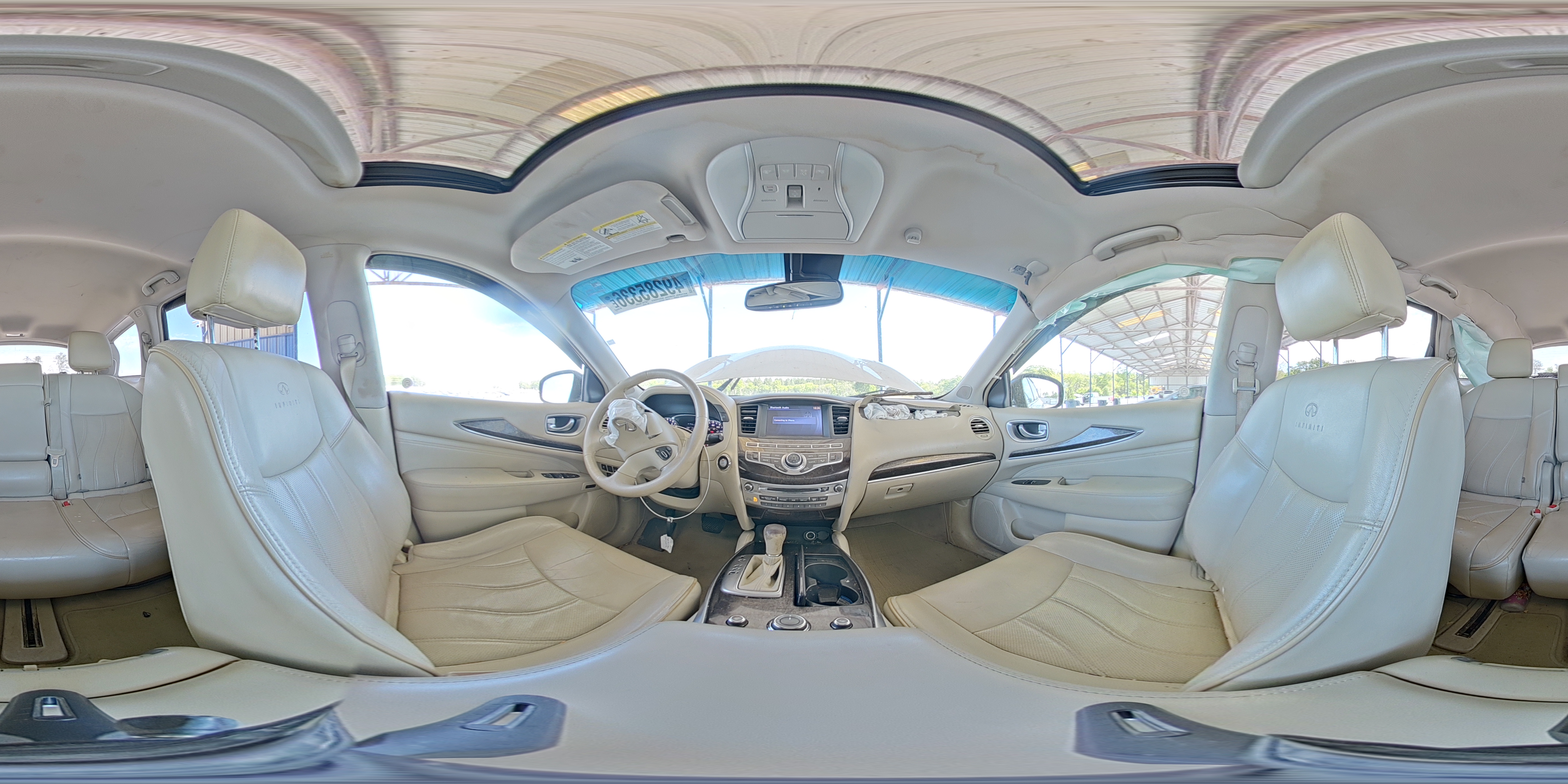 2014 Infiniti Qx60 Base White vin: 5N1AL0MM4EC522592