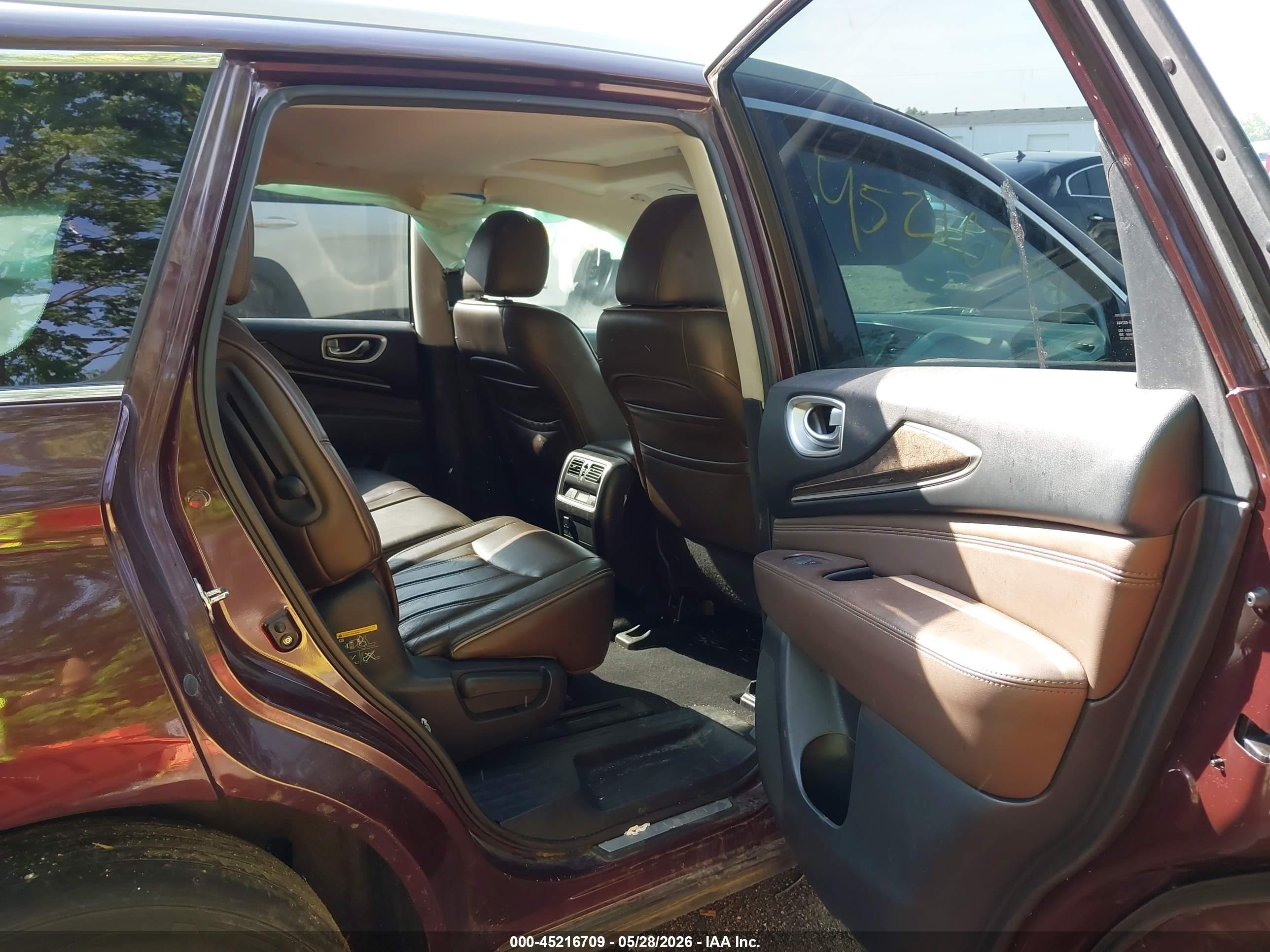 2014 Infiniti Qx60   Purple vin: 5N1AL0MM4EC526934