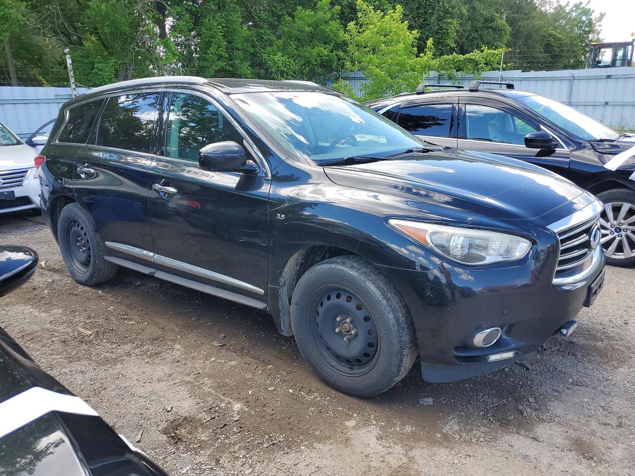 2014 Infiniti Qx60 Base Черный vin: 5N1AL0MM4EC527193