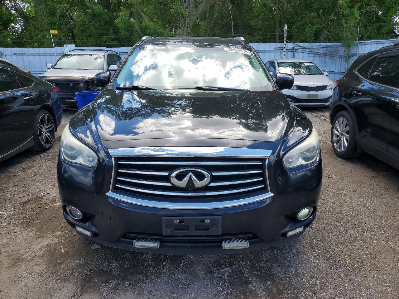 2014 Infiniti Qx60 Base Черный vin: 5N1AL0MM4EC527193