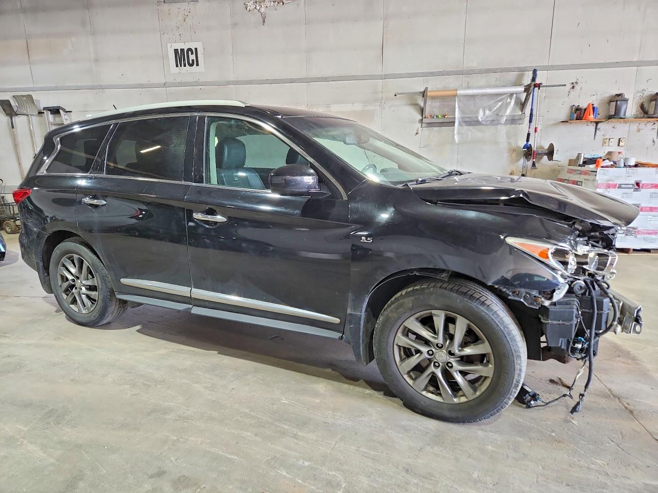 2014 Infiniti Qx60 Base Black vin: 5N1AL0MM4EC528425