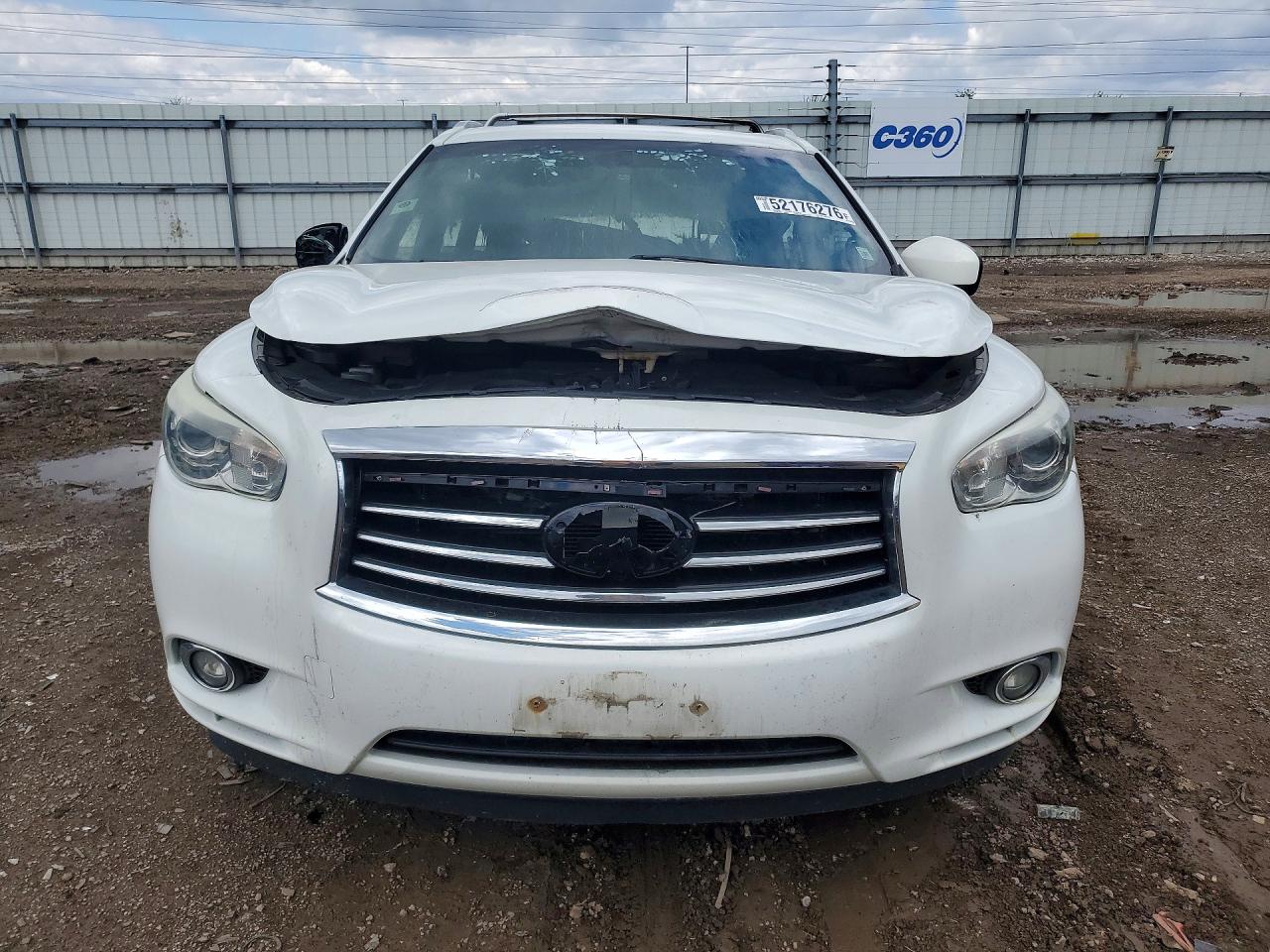 2014 Infiniti Qx60 Base White vin: 5N1AL0MM4EC530837