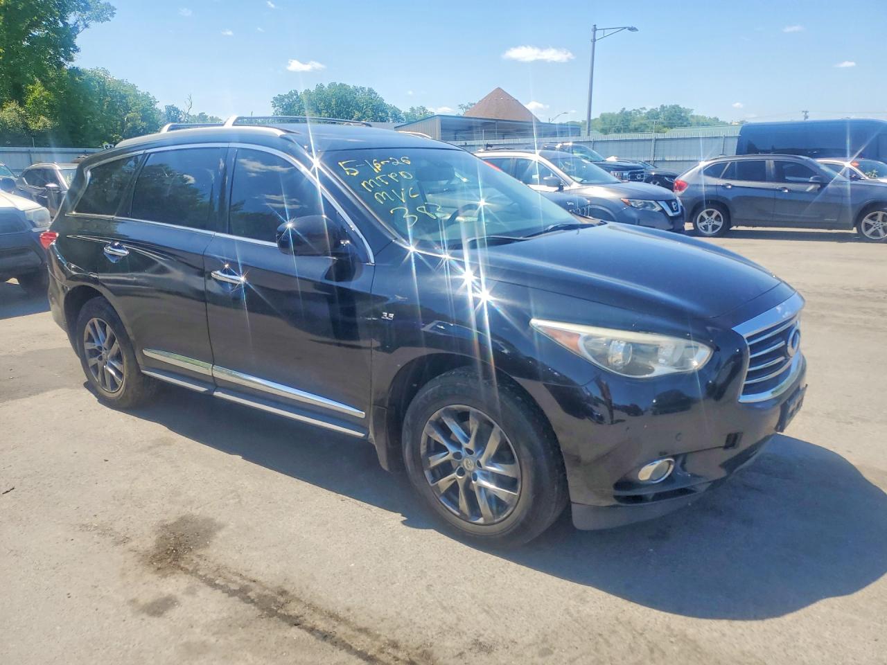 2014 Infiniti Qx60 Base Черный vin: 5N1AL0MM4EC535343