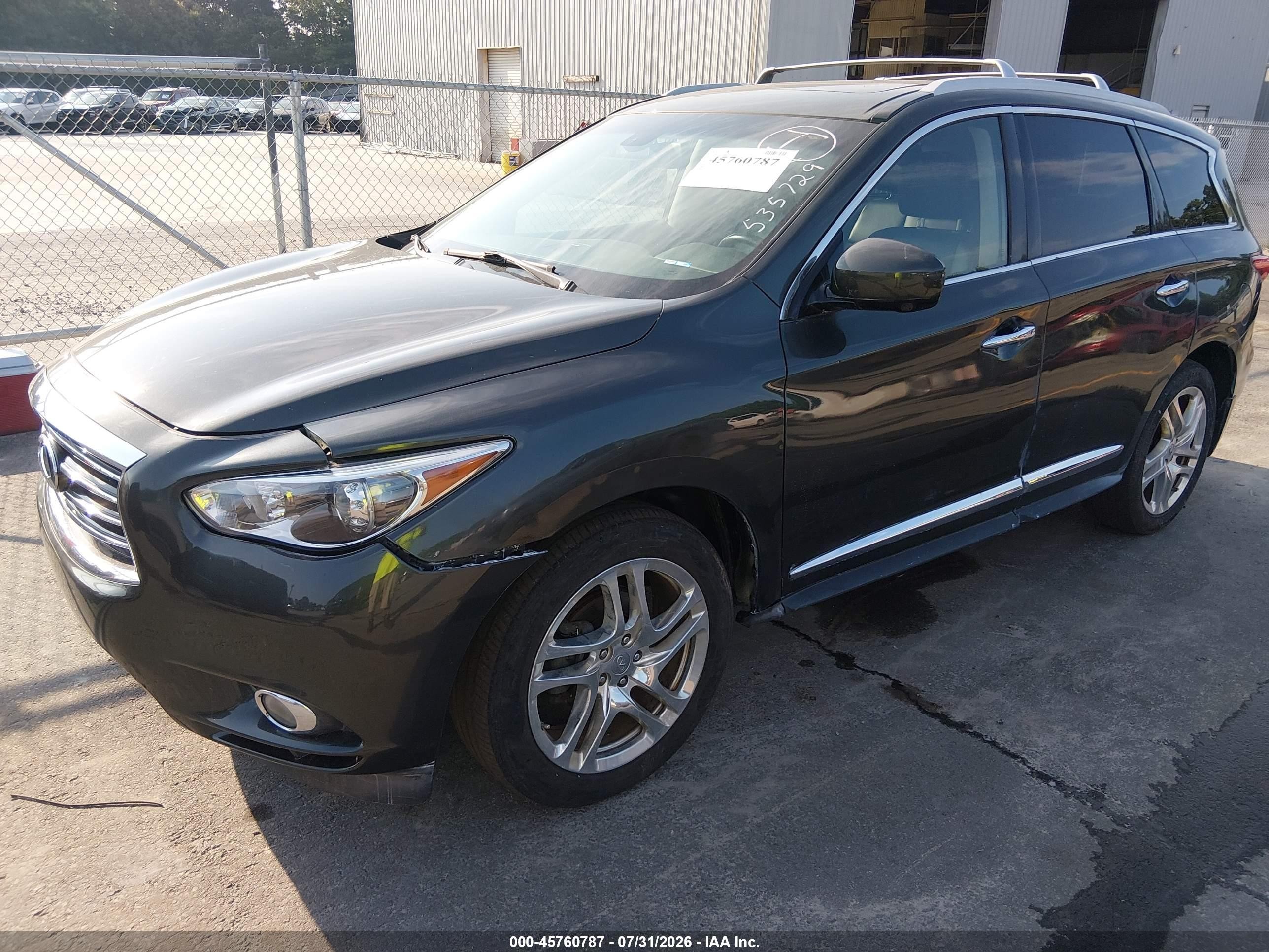 2014 Infiniti Qx60   Green vin: 5N1AL0MM4EC535729